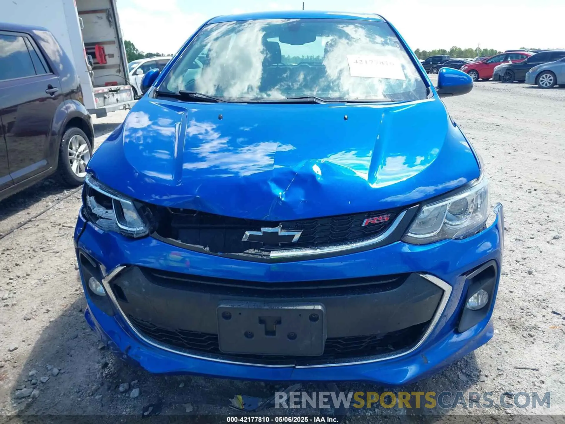 6 Photograph of a damaged car 1G1JD6SB0K4138765 CHEVROLET SONIC 2019