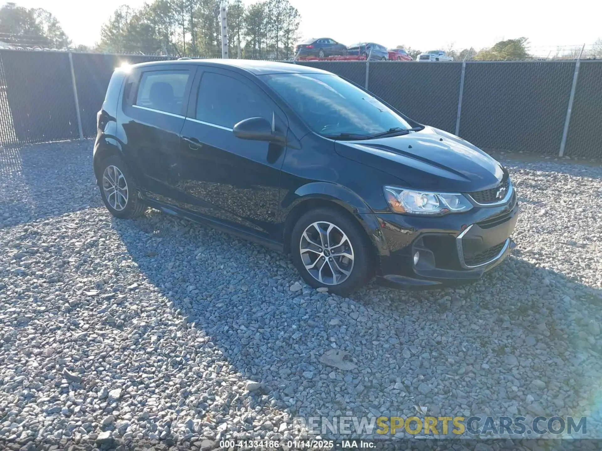 1 Photograph of a damaged car 1G1JD6SB0K4150687 CHEVROLET SONIC 2019