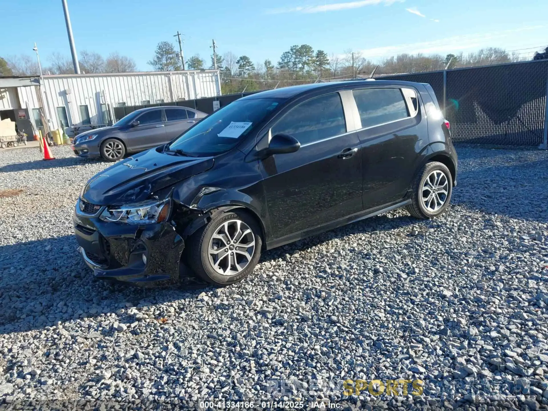 2 Photograph of a damaged car 1G1JD6SB0K4150687 CHEVROLET SONIC 2019