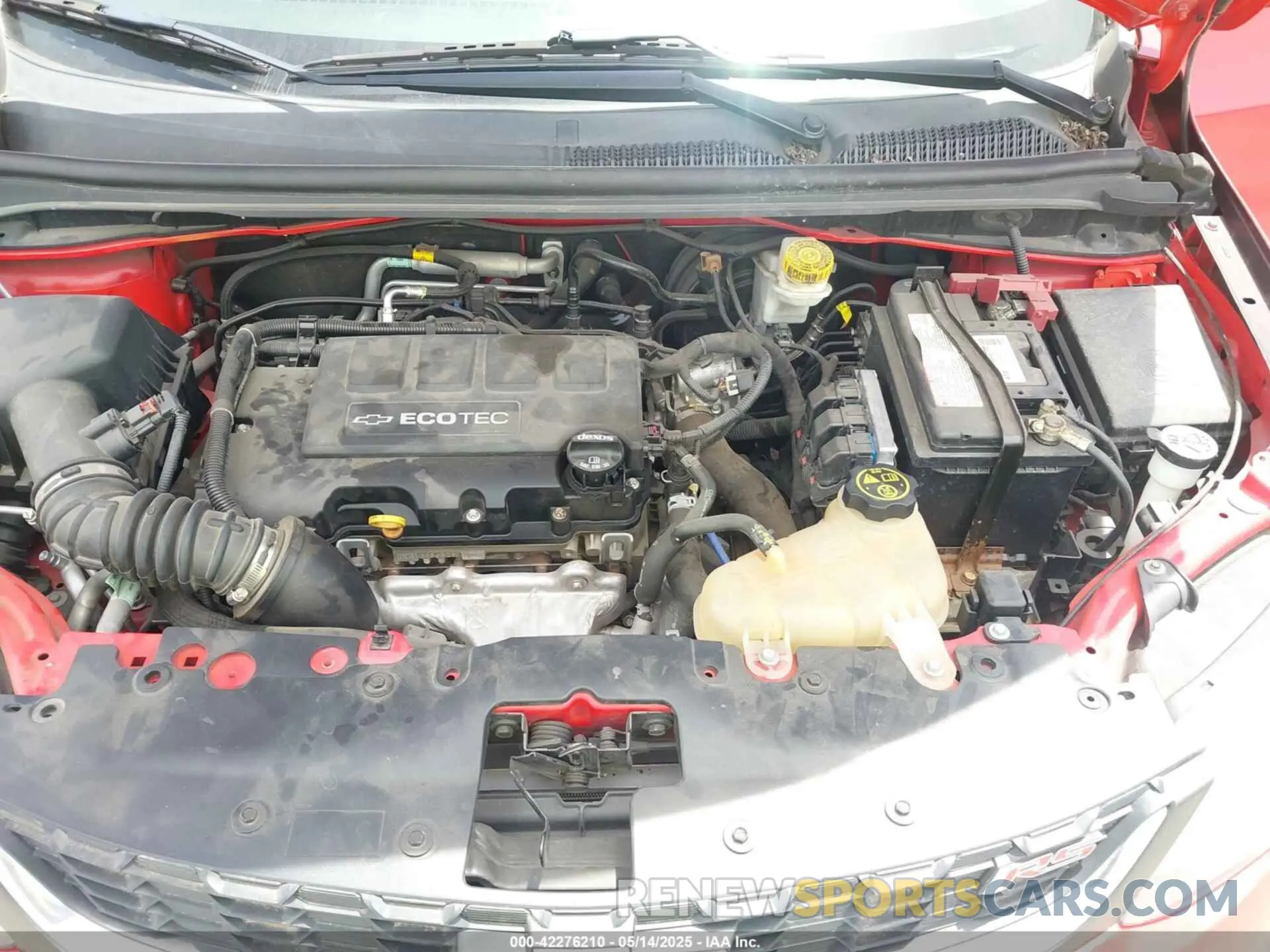 10 Photograph of a damaged car 1G1JD6SB4K4133956 CHEVROLET SONIC 2019