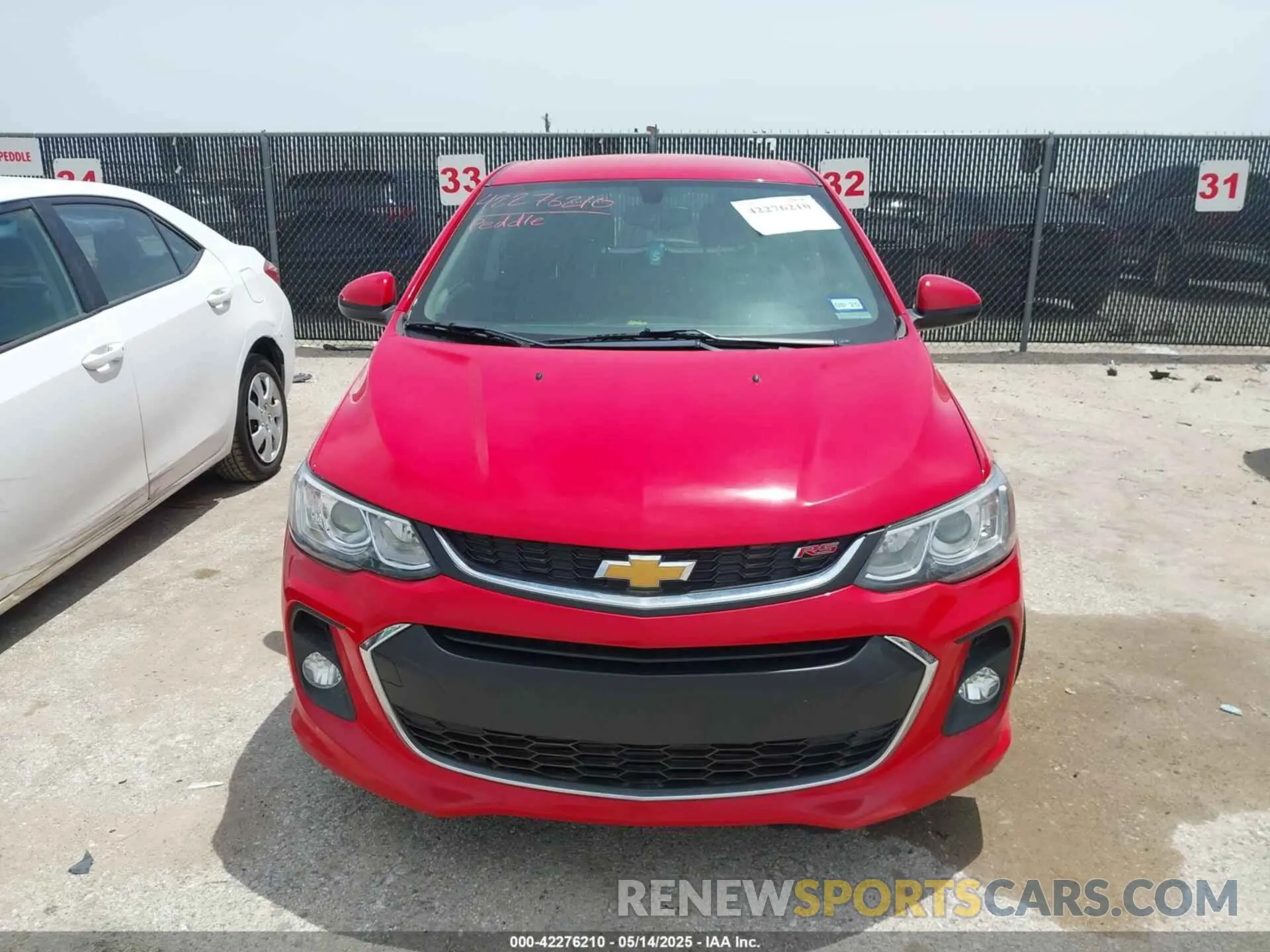 12 Photograph of a damaged car 1G1JD6SB4K4133956 CHEVROLET SONIC 2019