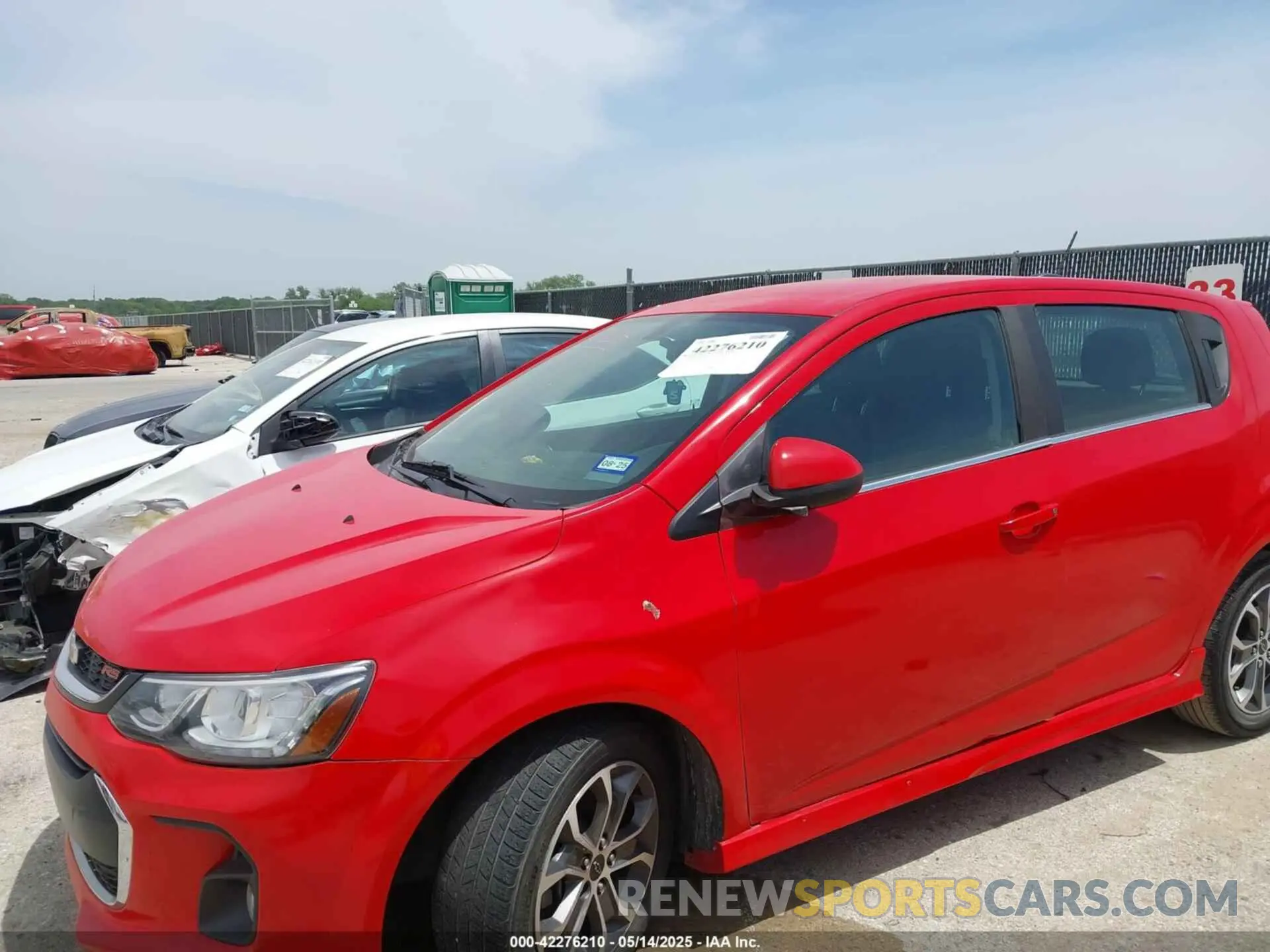 6 Photograph of a damaged car 1G1JD6SB4K4133956 CHEVROLET SONIC 2019