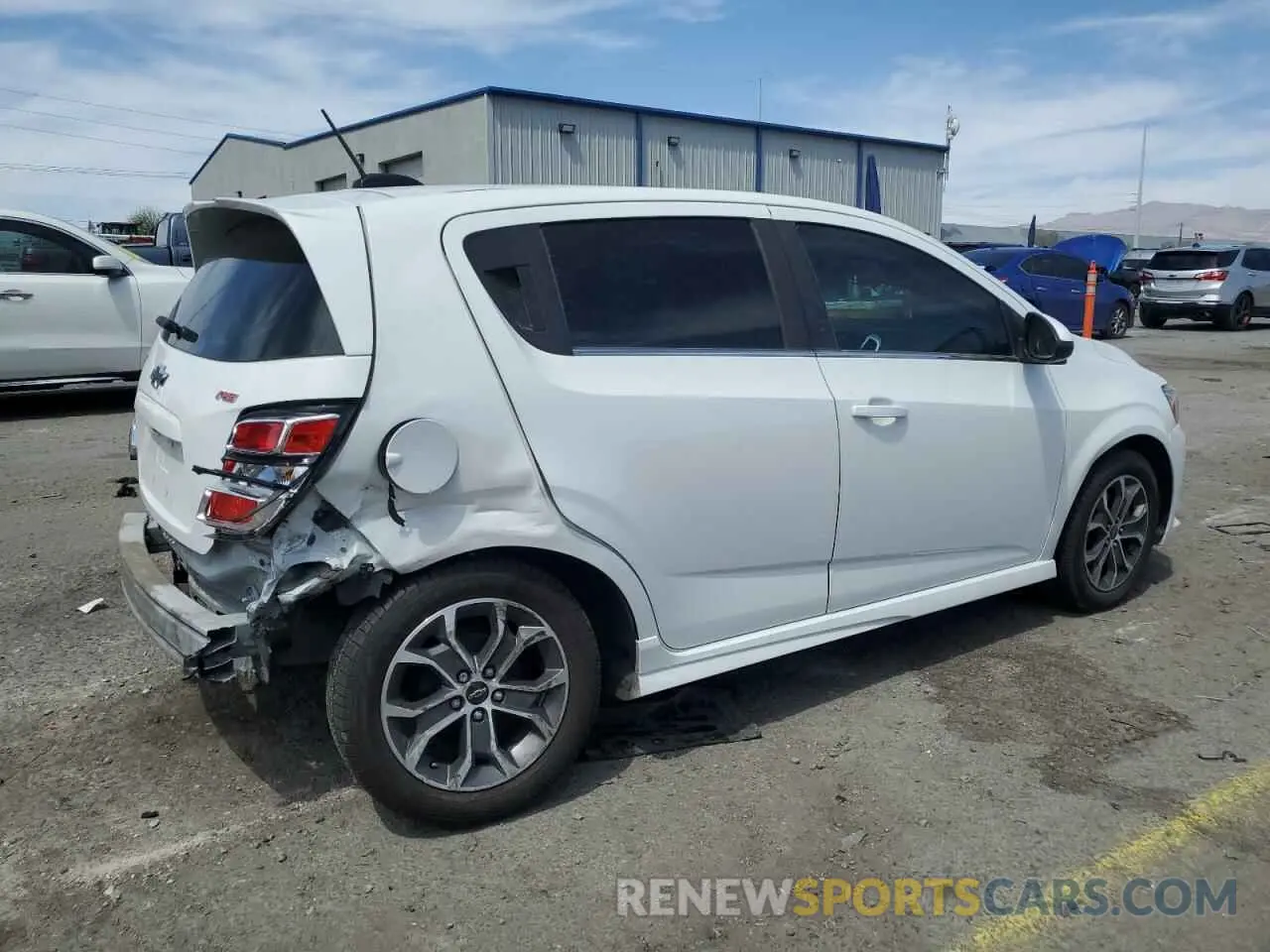 3 Photograph of a damaged car 1G1JD6SB5K4125008 CHEVROLET SONIC 2019