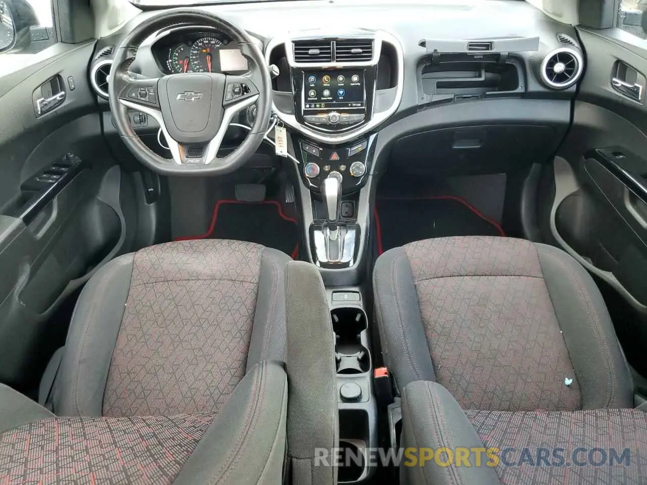 8 Photograph of a damaged car 1G1JD6SB6K4134106 CHEVROLET SONIC 2019