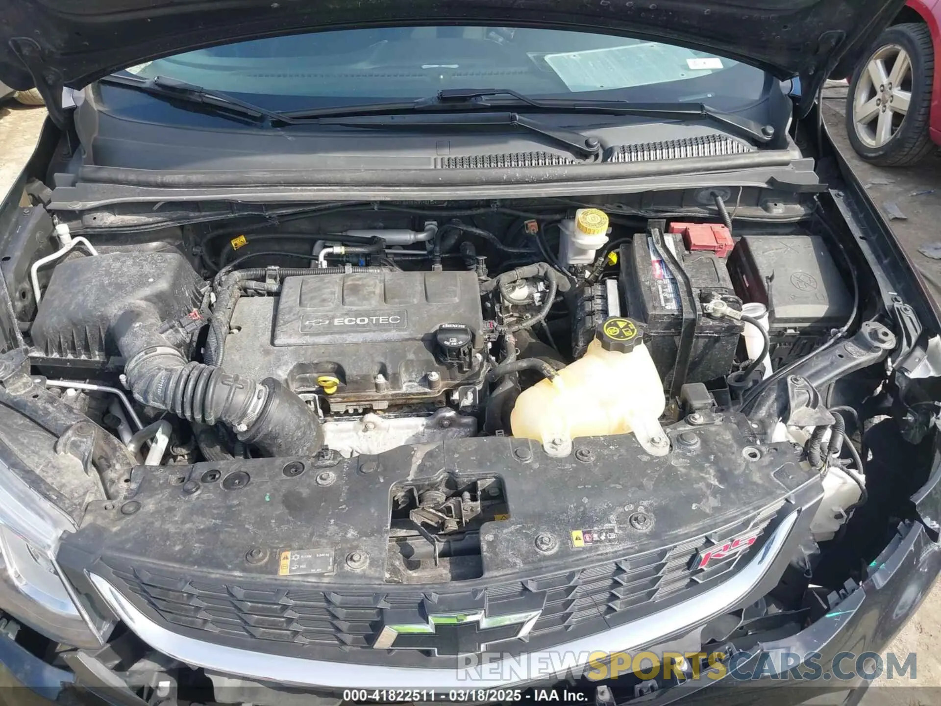 10 Photograph of a damaged car 1G1JD6SB7K4148712 CHEVROLET SONIC 2019