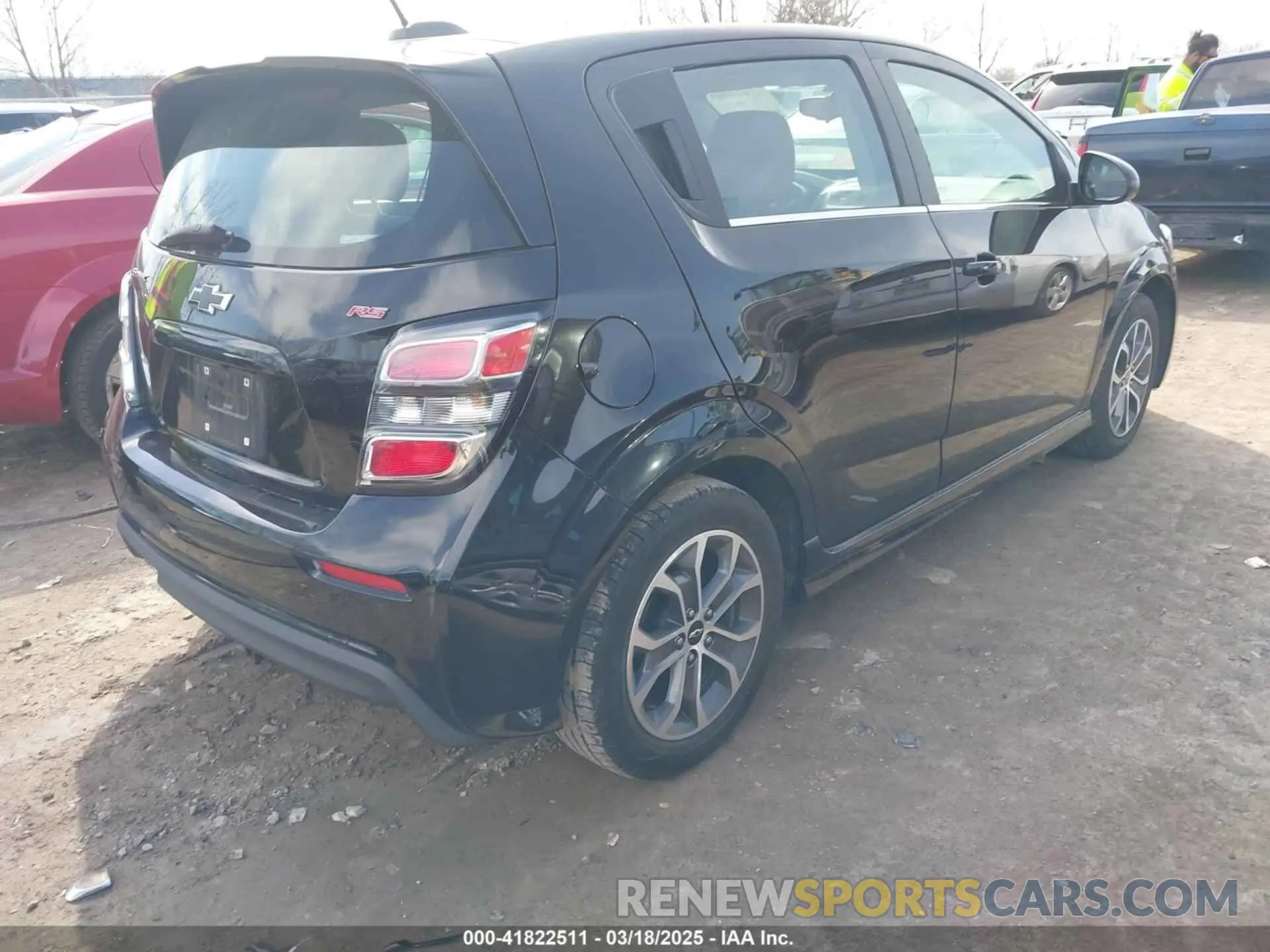 4 Photograph of a damaged car 1G1JD6SB7K4148712 CHEVROLET SONIC 2019