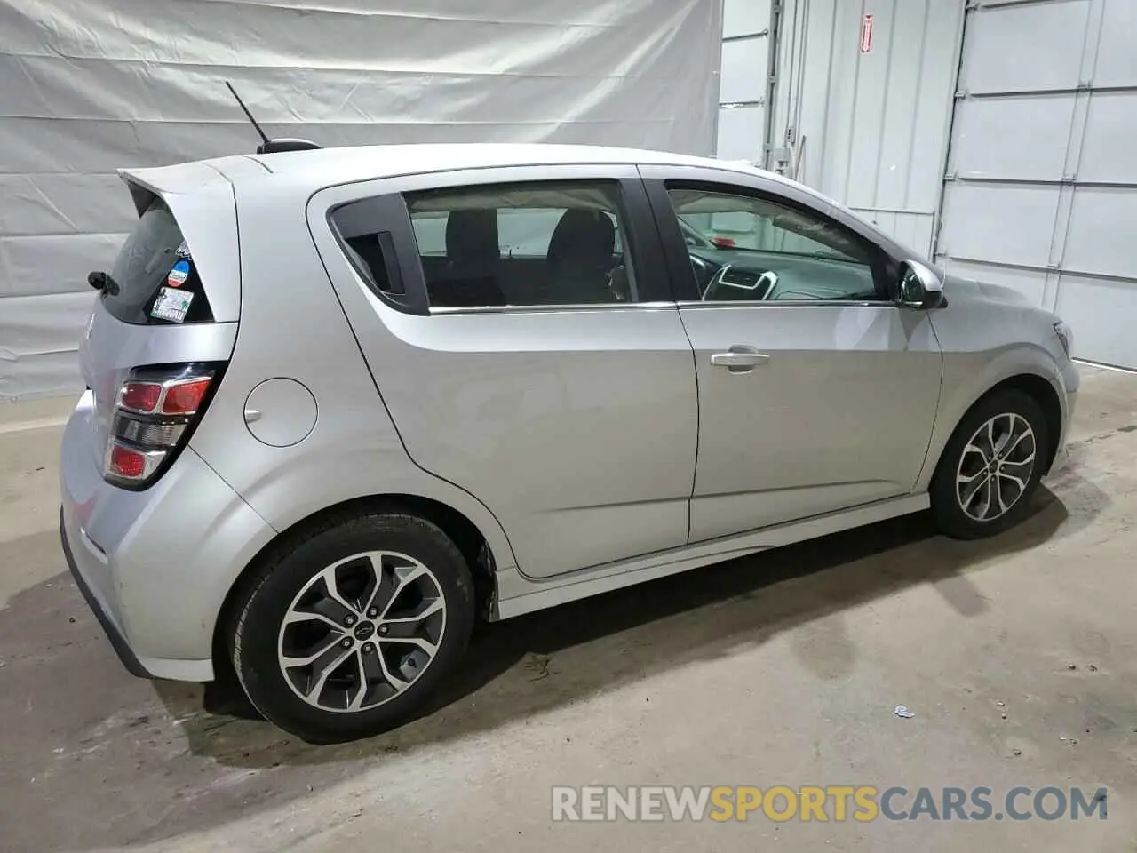 3 Photograph of a damaged car 1G1JD6SB8K4138545 CHEVROLET SONIC 2019