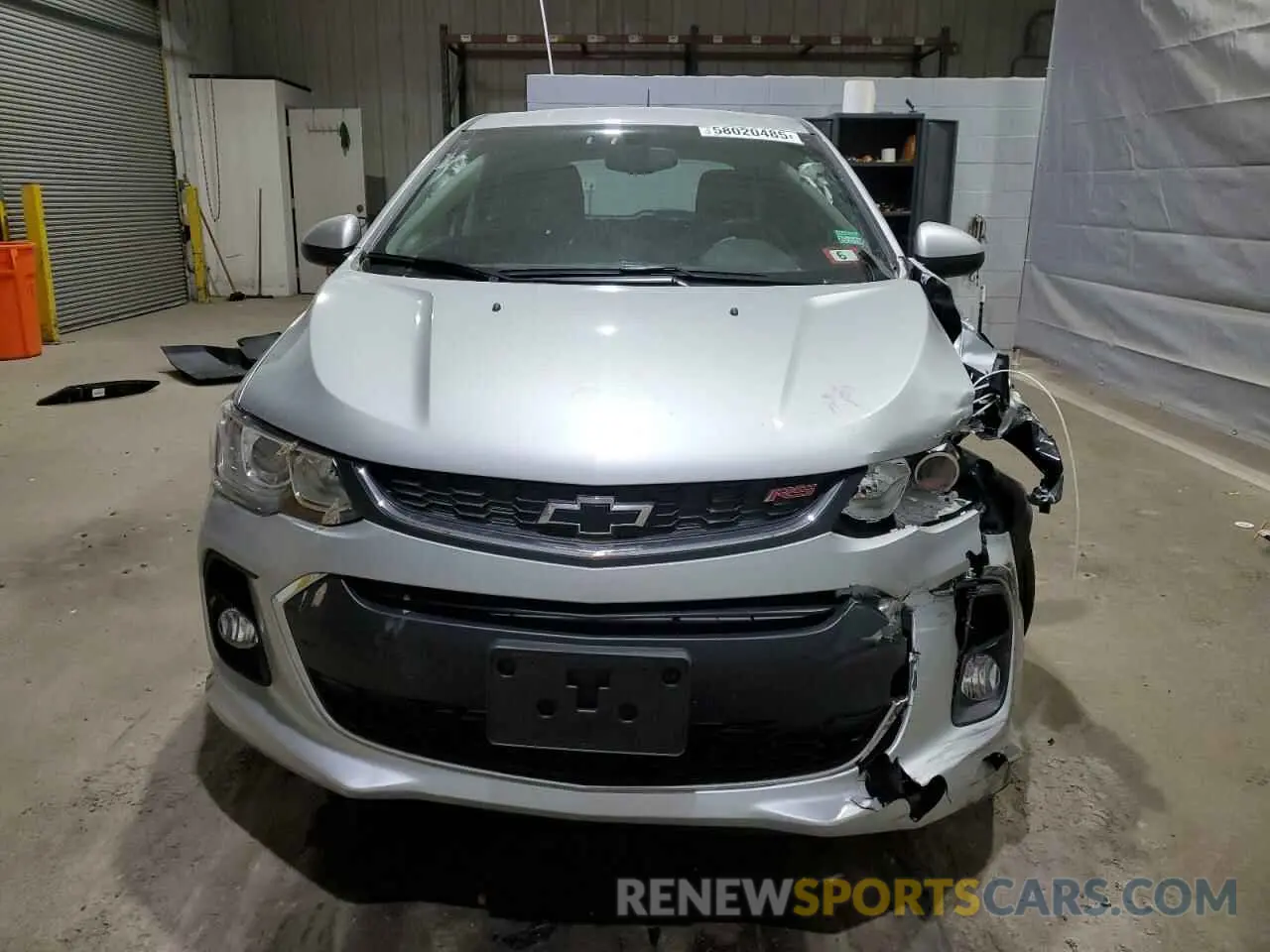 5 Photograph of a damaged car 1G1JD6SB8K4138545 CHEVROLET SONIC 2019