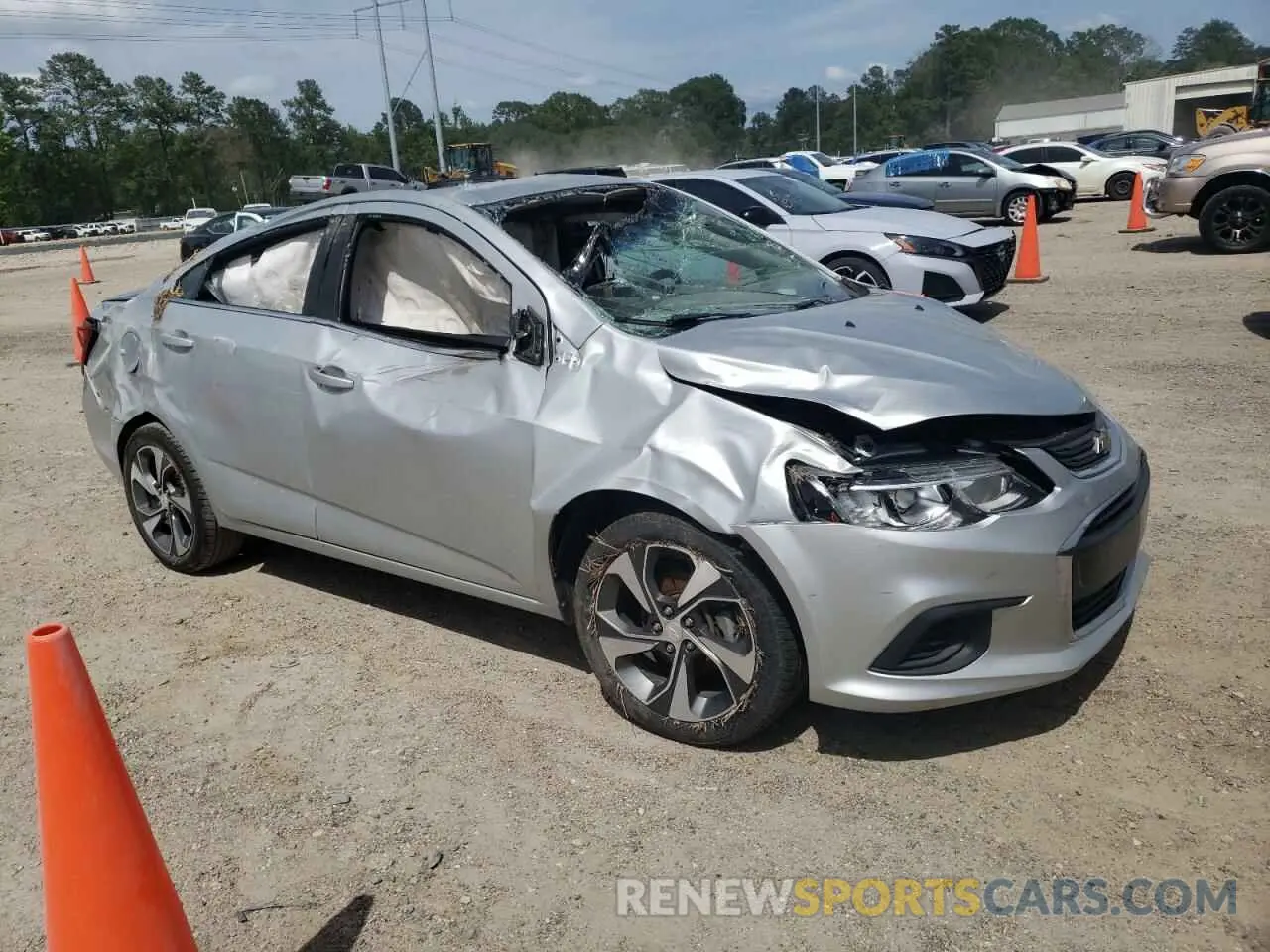 4 Photograph of a damaged car 1G1JF5SB5K4122176 CHEVROLET SONIC 2019