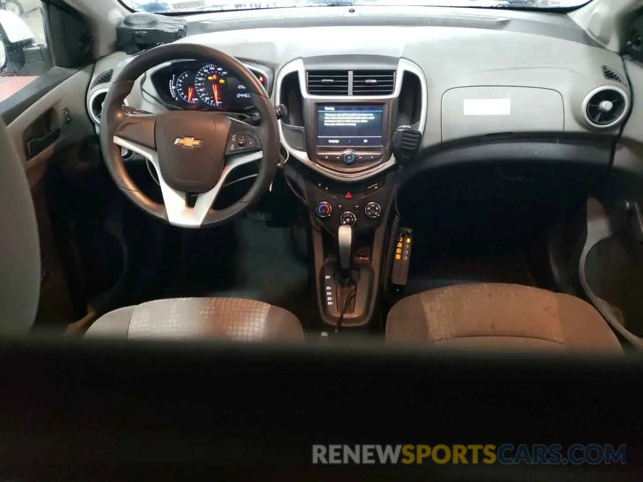 8 Photograph of a damaged car 1G1JG6SB3K4144986 CHEVROLET SONIC 2019
