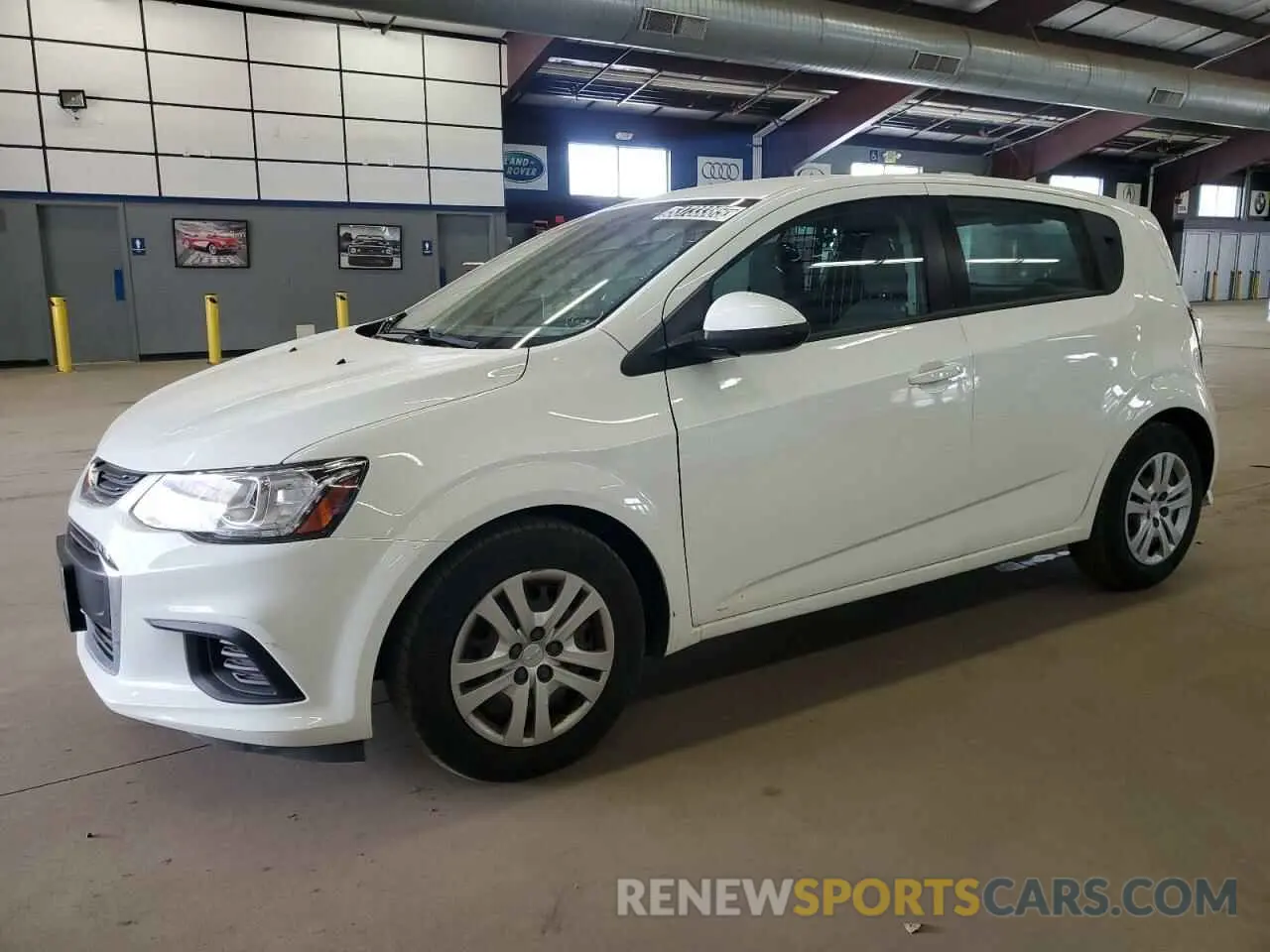 1 Photograph of a damaged car 1G1JG6SB4K4142812 CHEVROLET SONIC 2019