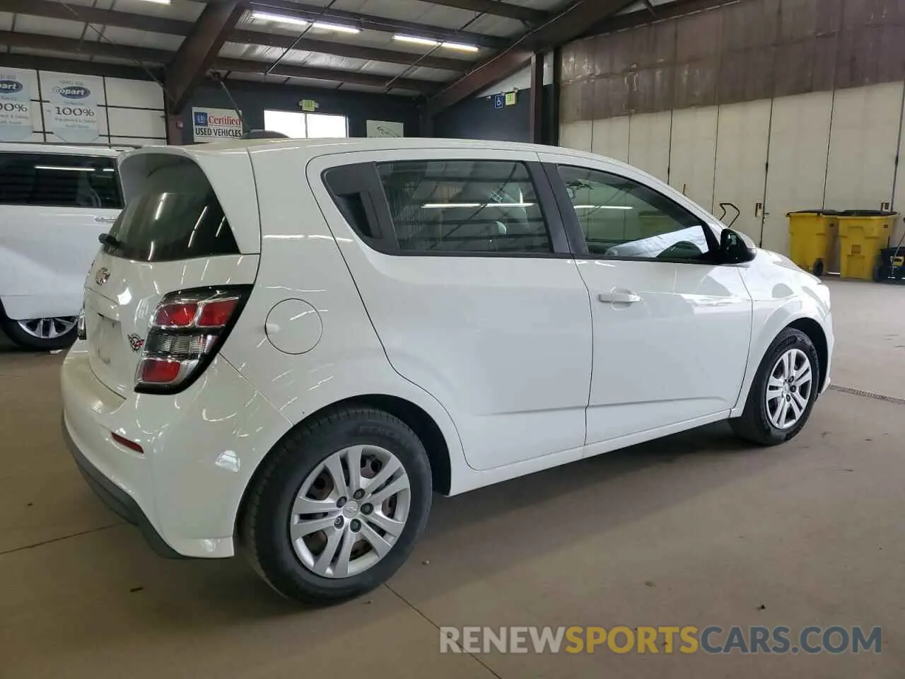 3 Photograph of a damaged car 1G1JG6SB4K4142812 CHEVROLET SONIC 2019