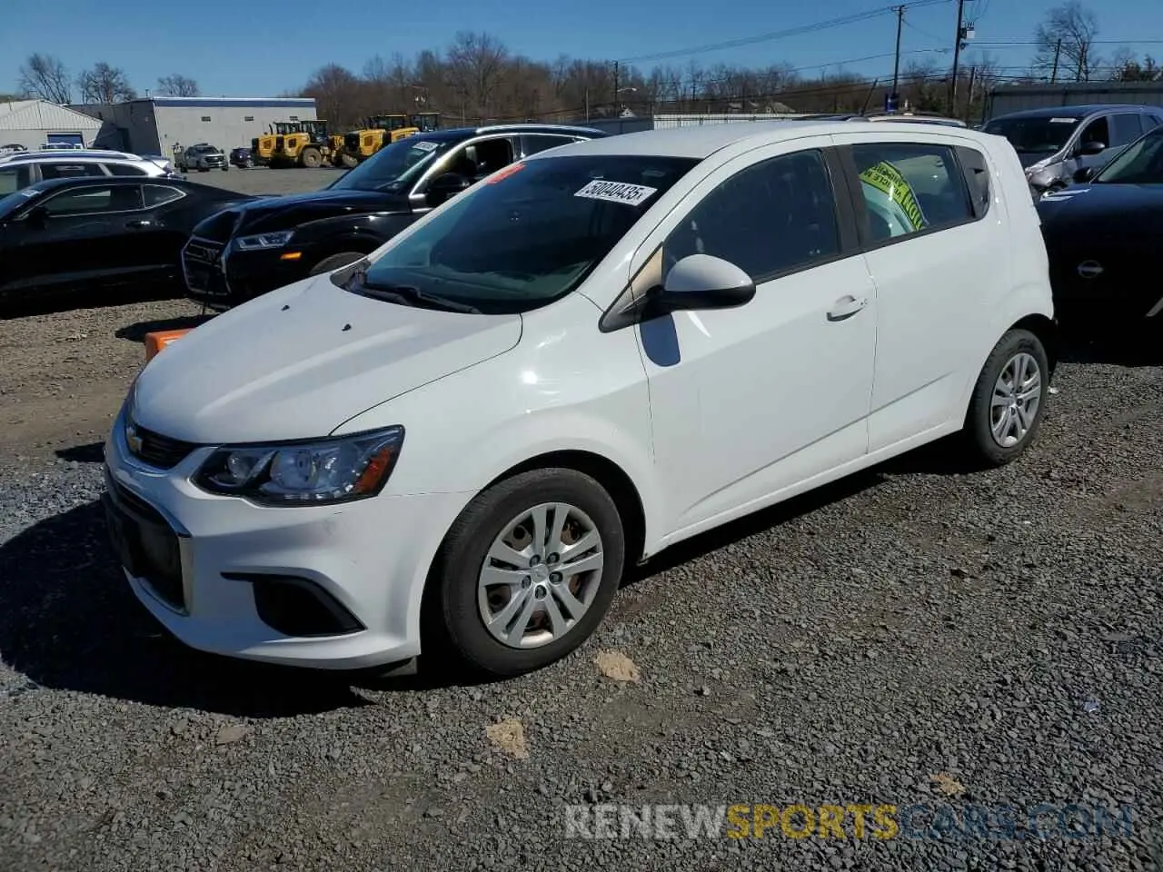 1 Photograph of a damaged car 1G1JG6SB5K4136310 CHEVROLET SONIC 2019
