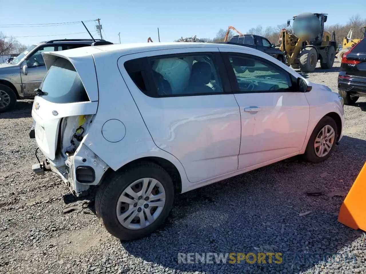 3 Photograph of a damaged car 1G1JG6SB5K4136310 CHEVROLET SONIC 2019