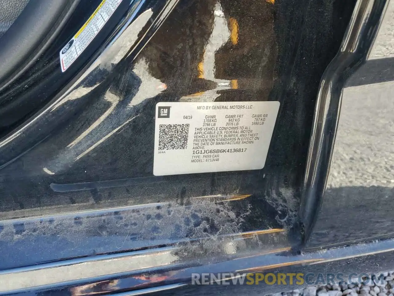12 Фотография поврежденного автомобиля 1G1JG6SB6K4136817 CHEVROLET SONIC 2019