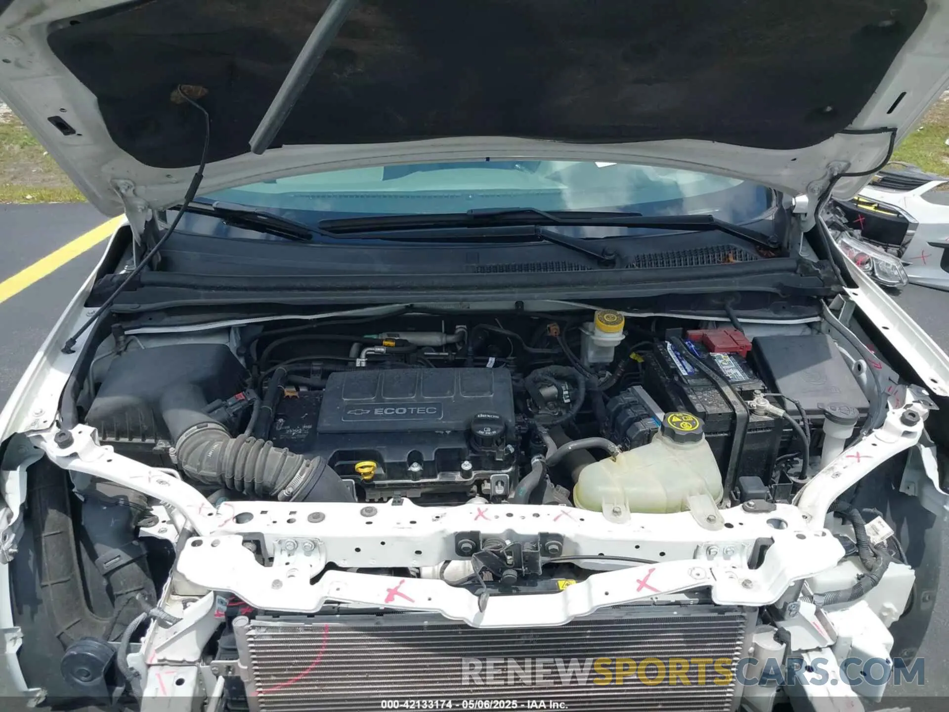 10 Photograph of a damaged car 1G1JG6SB9K4142045 CHEVROLET SONIC 2019