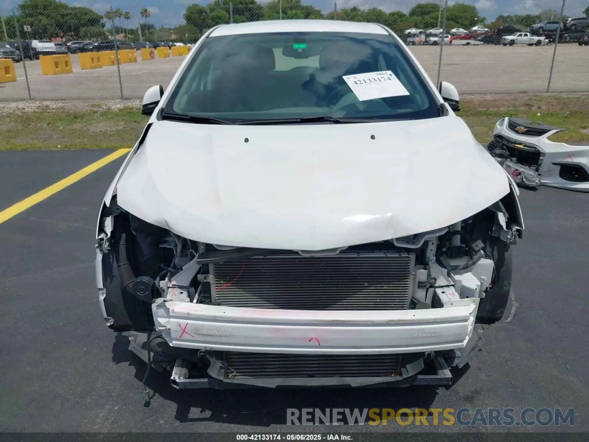 6 Photograph of a damaged car 1G1JG6SB9K4142045 CHEVROLET SONIC 2019