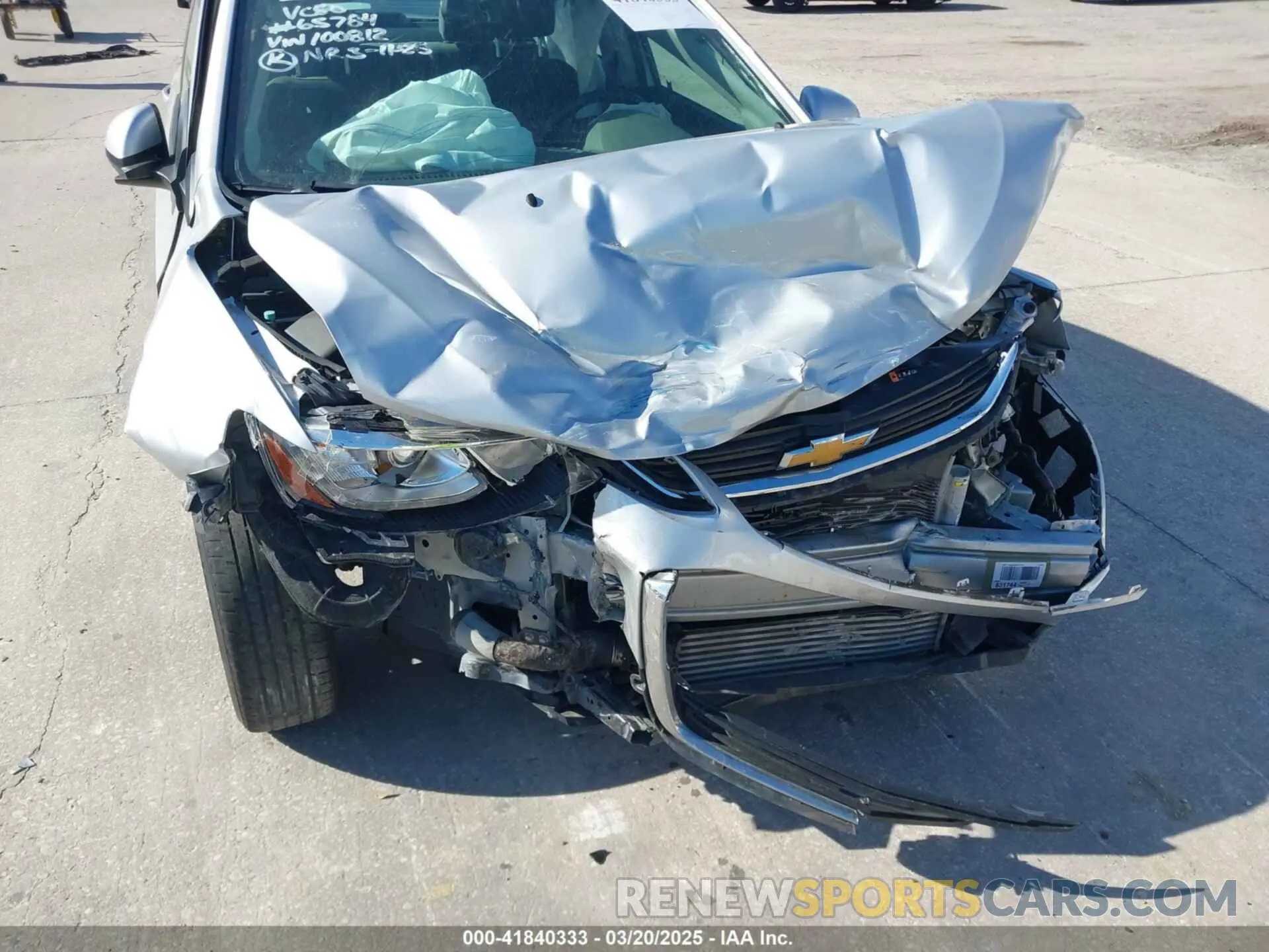 6 Photograph of a damaged car 1G1JB5SB0L4100812 CHEVROLET SONIC 2020