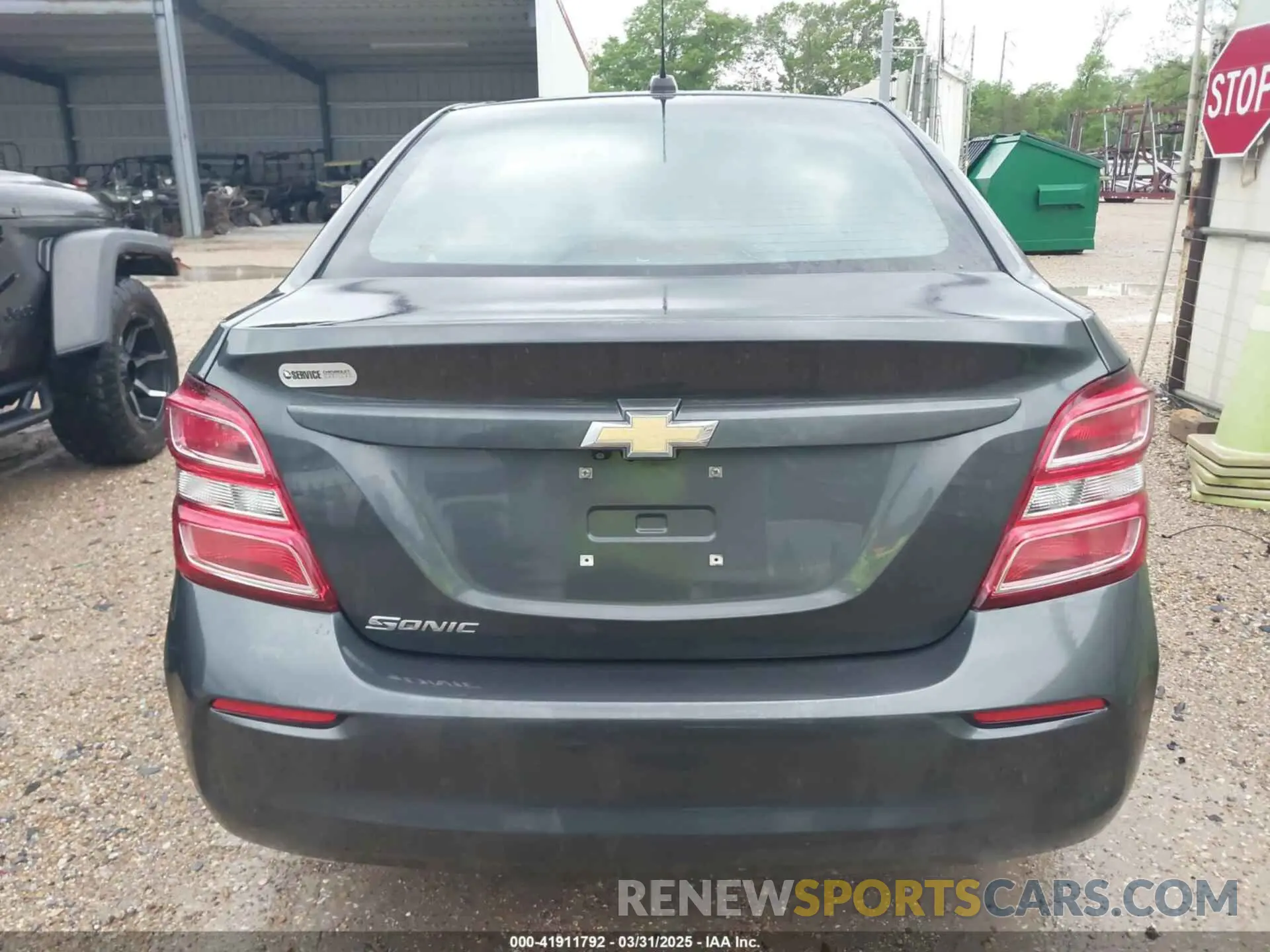 16 Photograph of a damaged car 1G1JB5SB5L4142747 CHEVROLET SONIC 2020