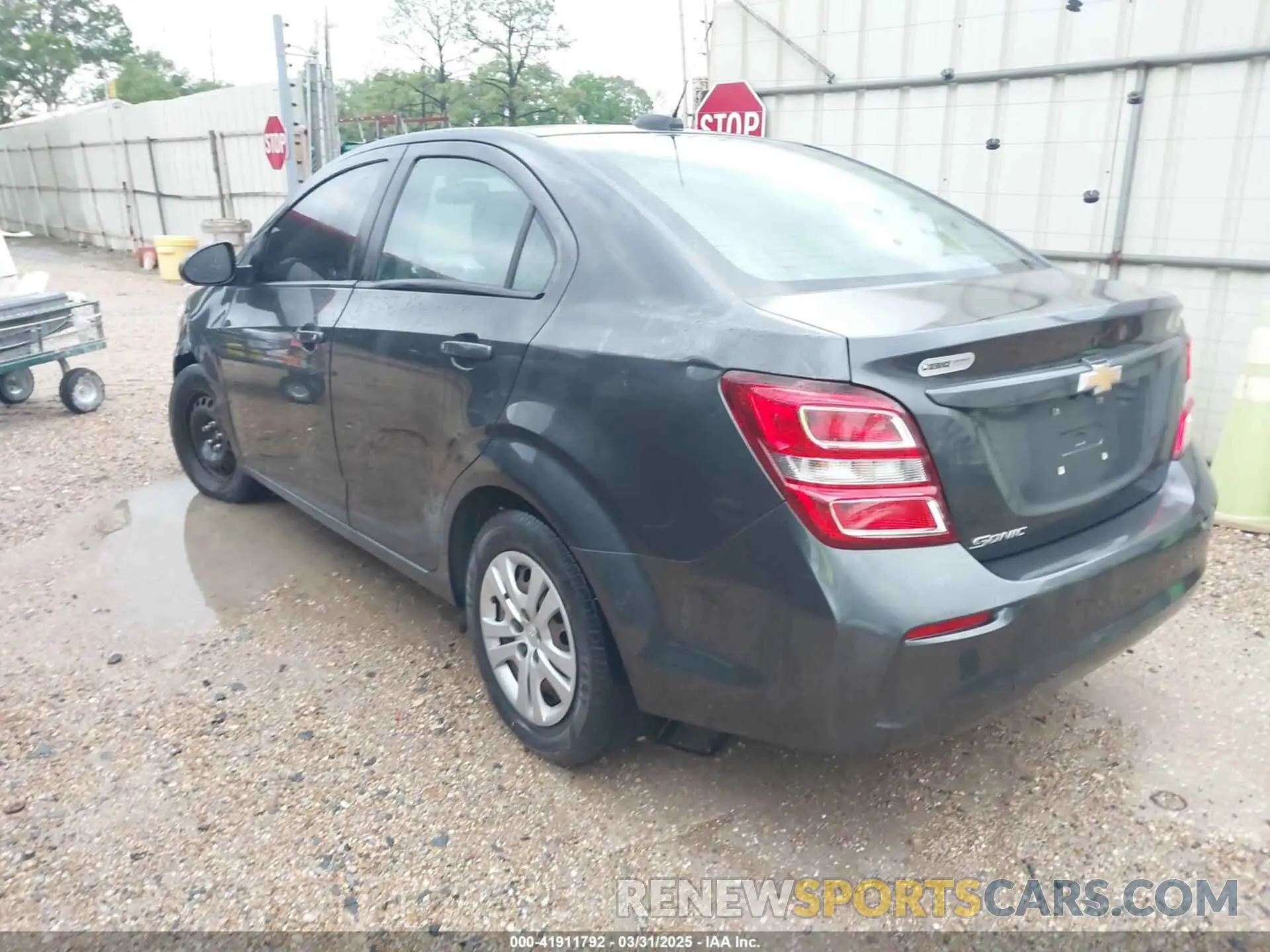3 Photograph of a damaged car 1G1JB5SB5L4142747 CHEVROLET SONIC 2020