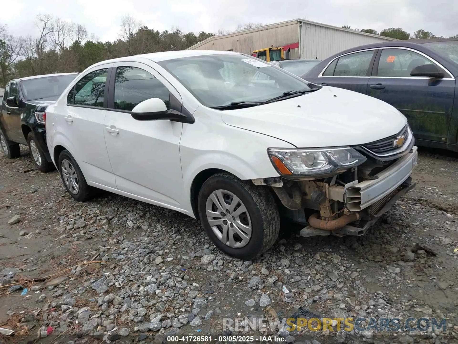 1 Photograph of a damaged car 1G1JB5SB6L4141493 CHEVROLET SONIC 2020