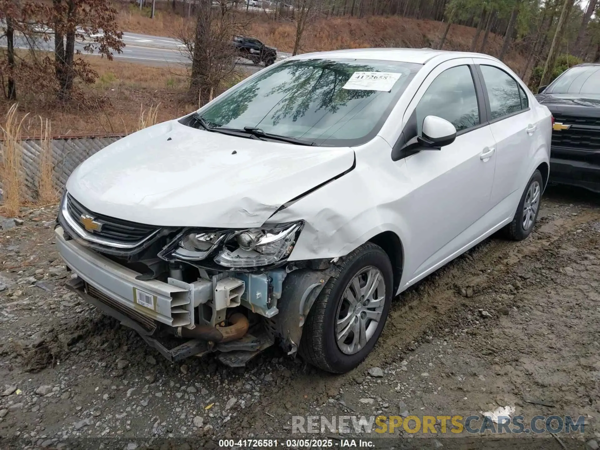 2 Photograph of a damaged car 1G1JB5SB6L4141493 CHEVROLET SONIC 2020