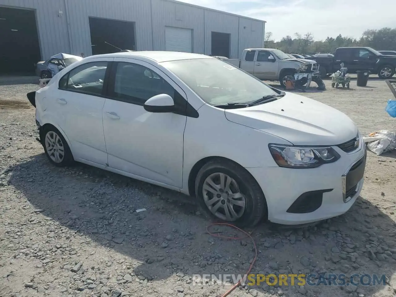 4 Photograph of a damaged car 1G1JB5SB9L4100341 CHEVROLET SONIC 2020