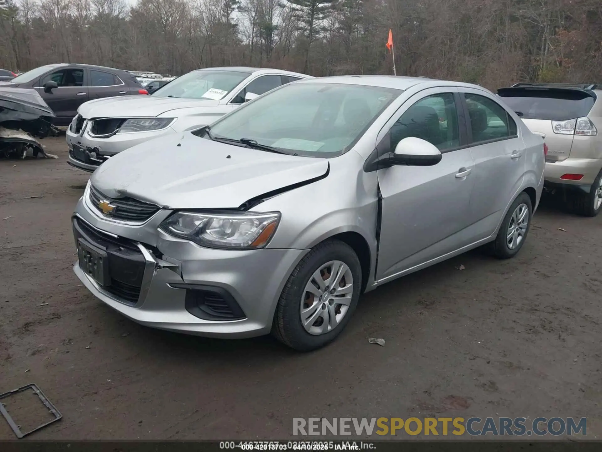 2 Photograph of a damaged car 1G1JB5SBXL4100722 CHEVROLET SONIC 2020