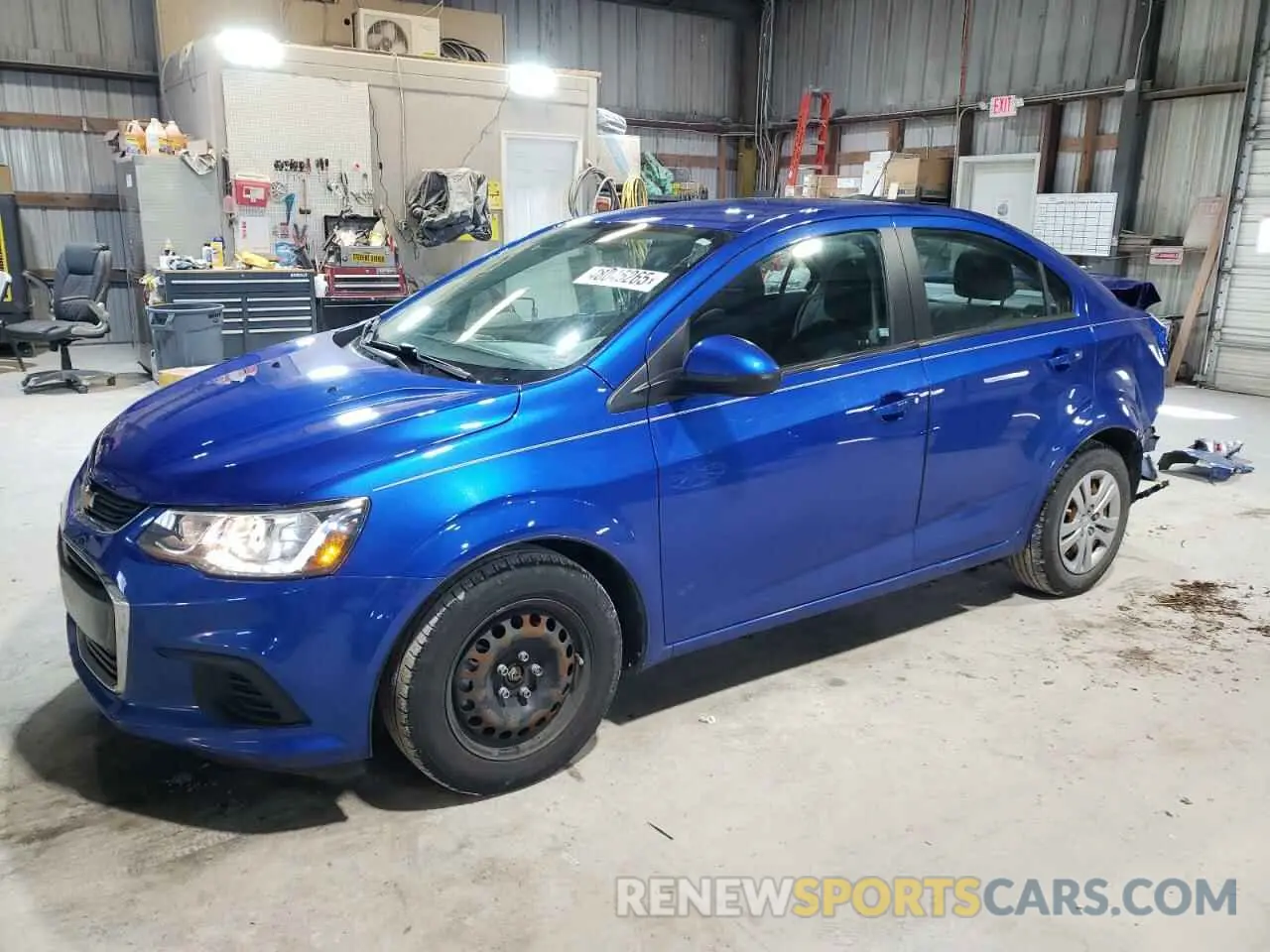 1 Photograph of a damaged car 1G1JB5SBXL4140461 CHEVROLET SONIC 2020