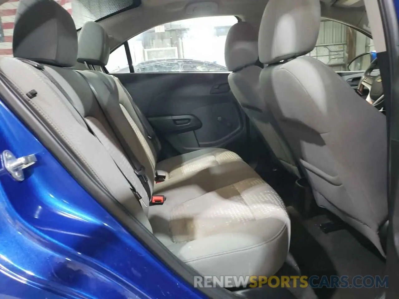 10 Photograph of a damaged car 1G1JB5SBXL4140461 CHEVROLET SONIC 2020