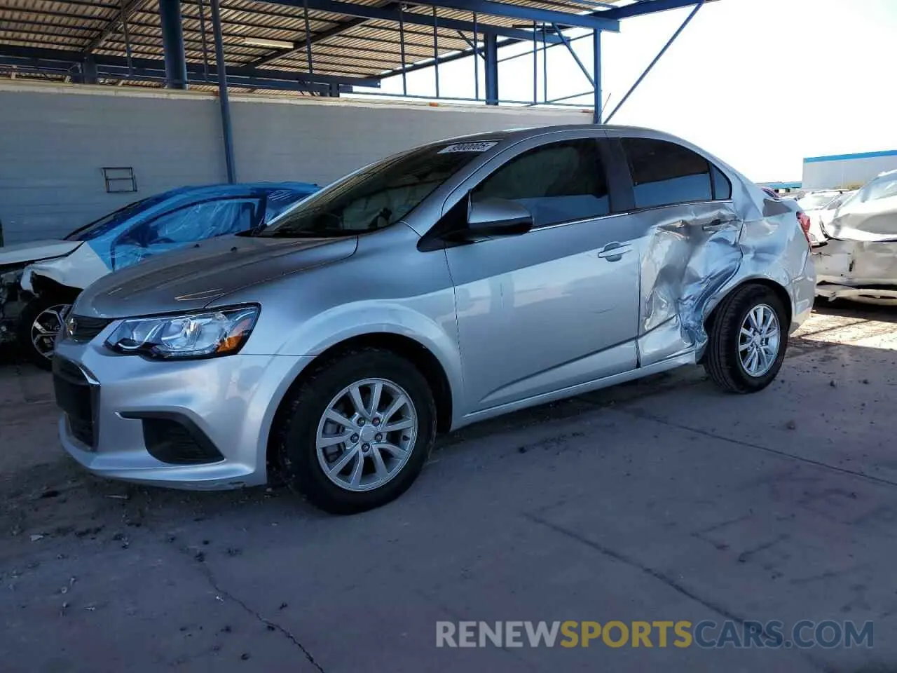 1 Photograph of a damaged car 1G1JD5SB1L4103874 CHEVROLET SONIC 2020
