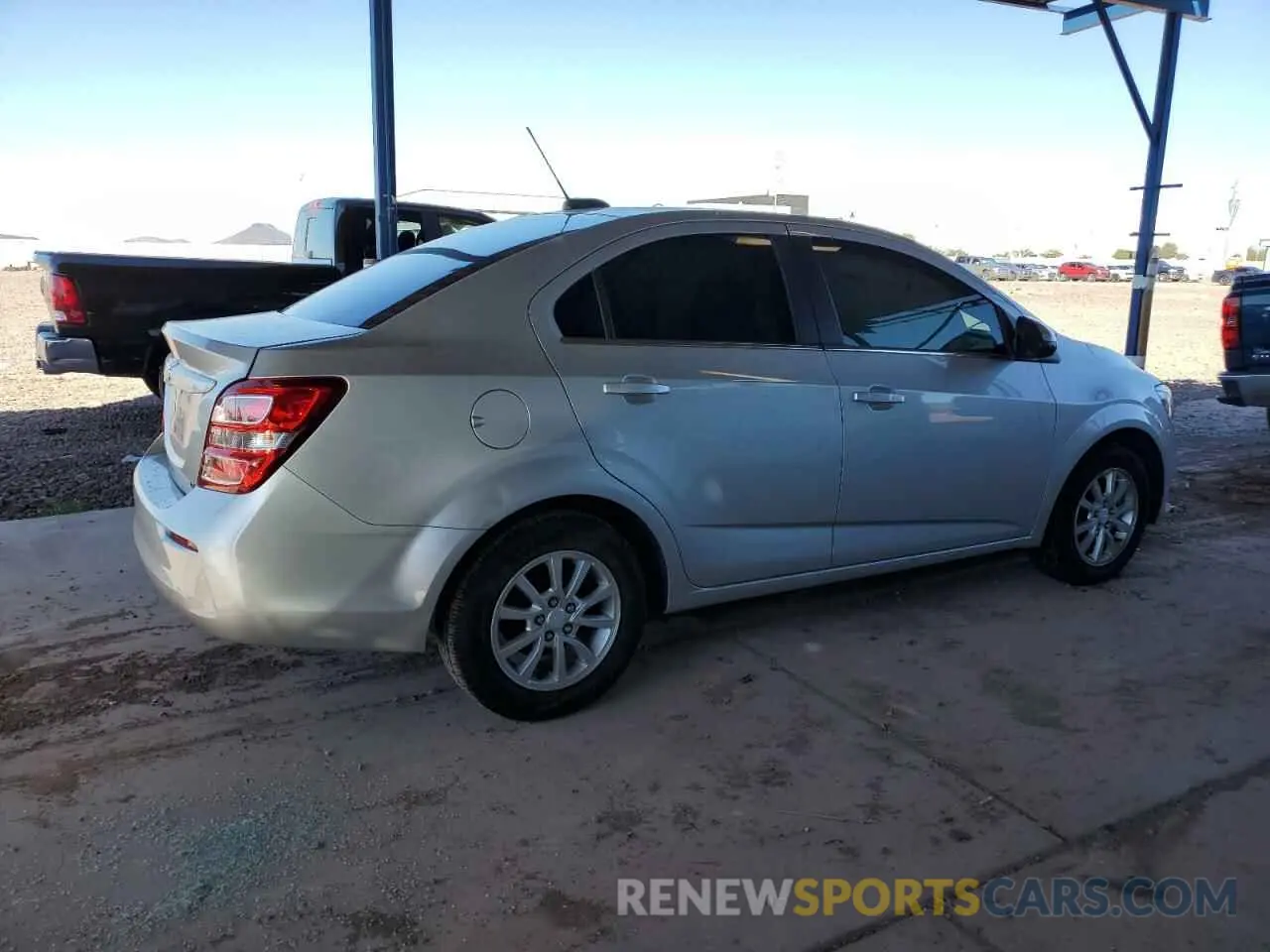 3 Photograph of a damaged car 1G1JD5SB1L4103874 CHEVROLET SONIC 2020