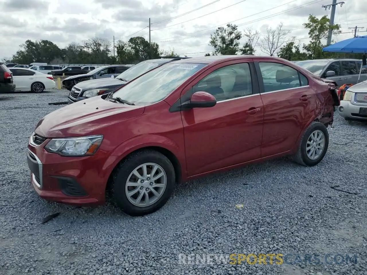 1 Фотография поврежденного автомобиля 1G1JD5SB1L4142674 CHEVROLET SONIC 2020