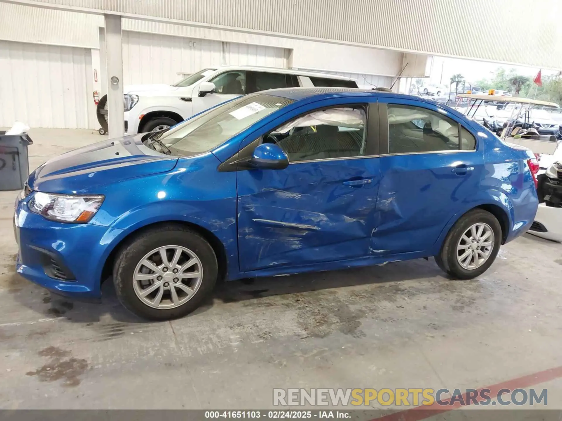 14 Photograph of a damaged car 1G1JD5SB2L4138455 CHEVROLET SONIC 2020