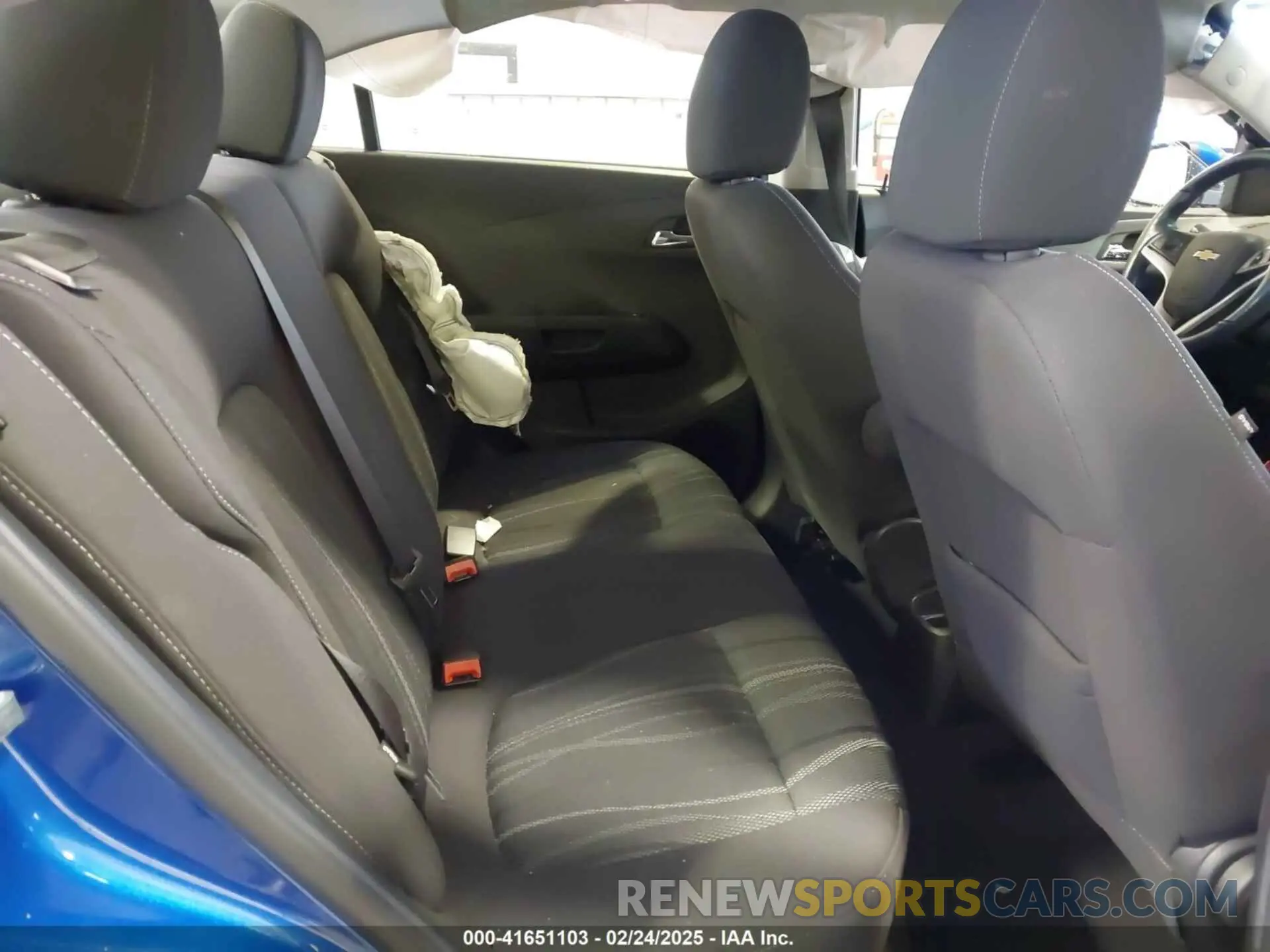 8 Photograph of a damaged car 1G1JD5SB2L4138455 CHEVROLET SONIC 2020