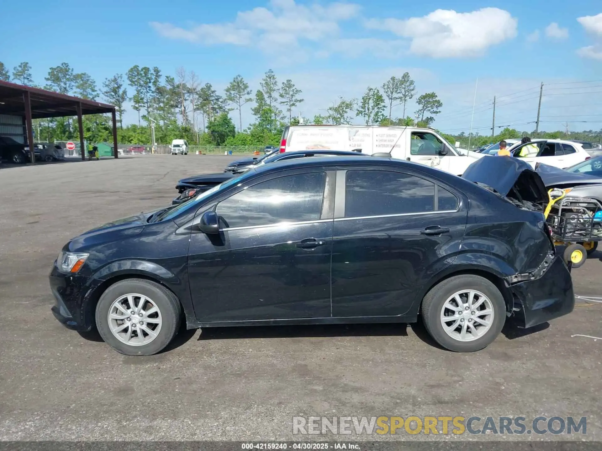 14 Photograph of a damaged car 1G1JD5SB5L4106602 CHEVROLET SONIC 2020