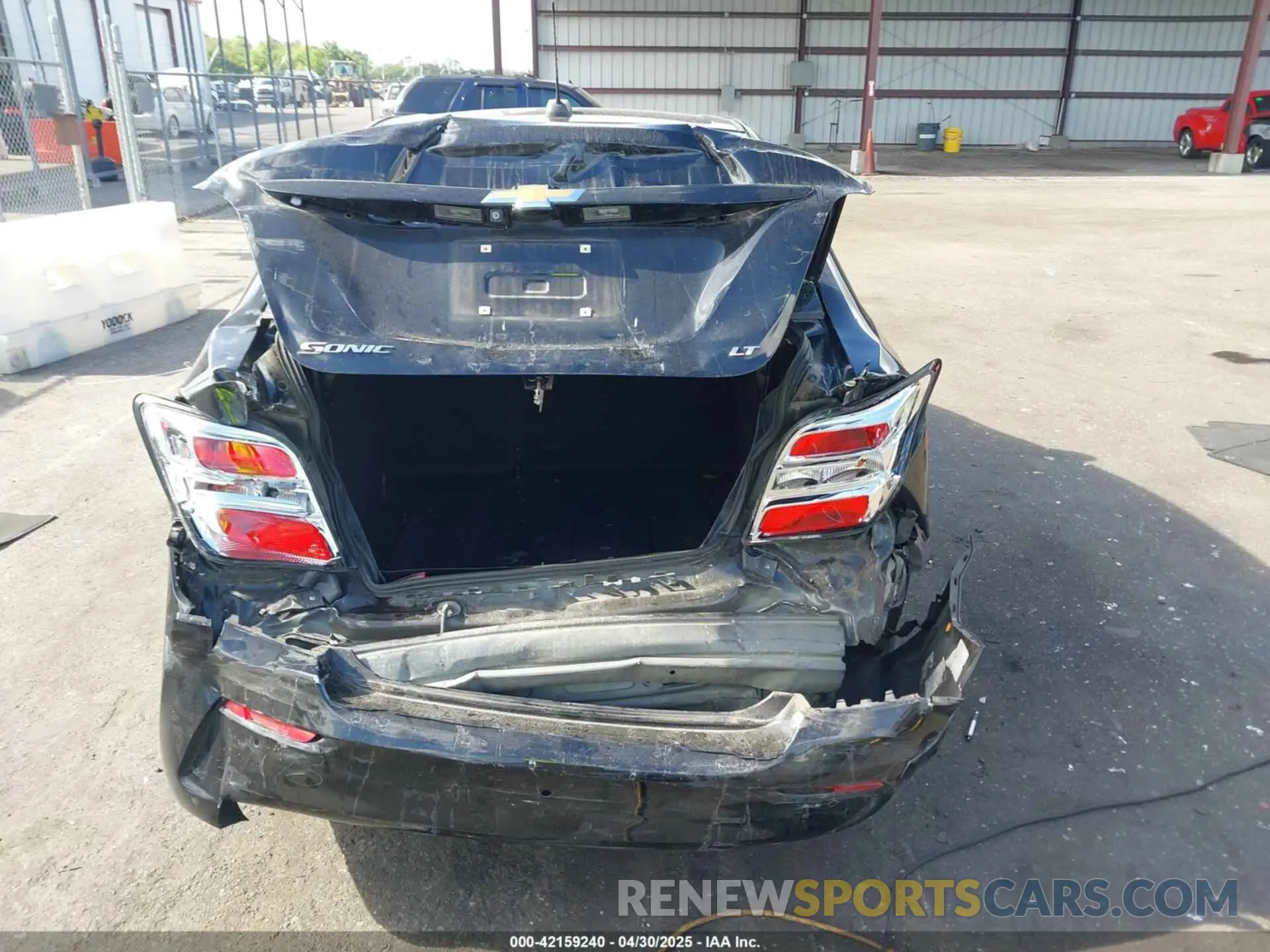 16 Photograph of a damaged car 1G1JD5SB5L4106602 CHEVROLET SONIC 2020