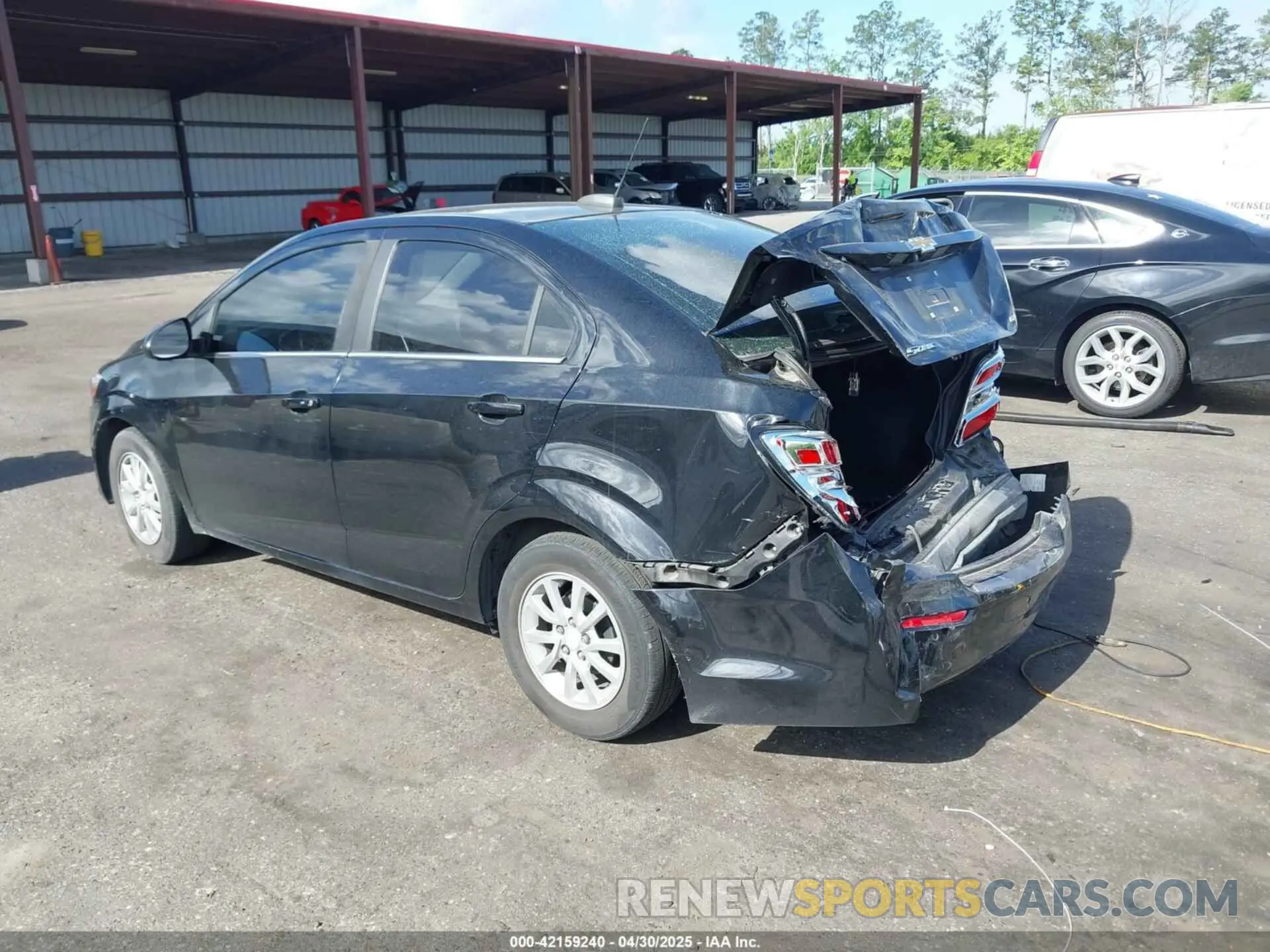 3 Photograph of a damaged car 1G1JD5SB5L4106602 CHEVROLET SONIC 2020