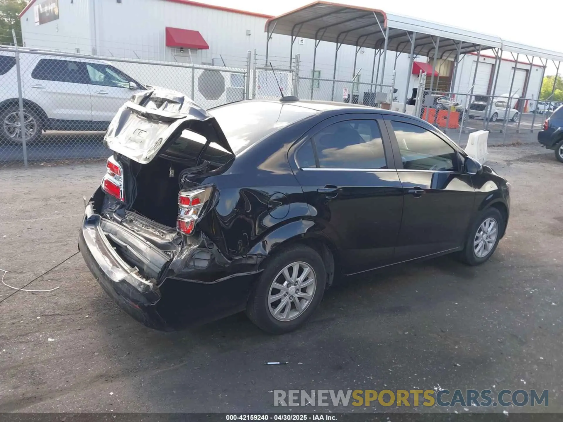 4 Photograph of a damaged car 1G1JD5SB5L4106602 CHEVROLET SONIC 2020