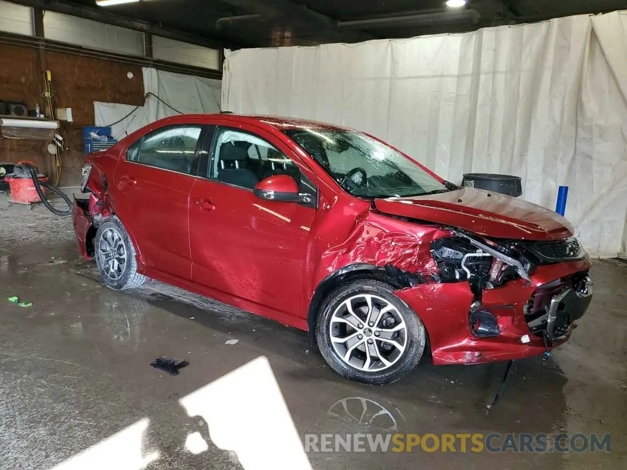 4 Photograph of a damaged car 1G1JD5SB6L4142413 CHEVROLET SONIC 2020