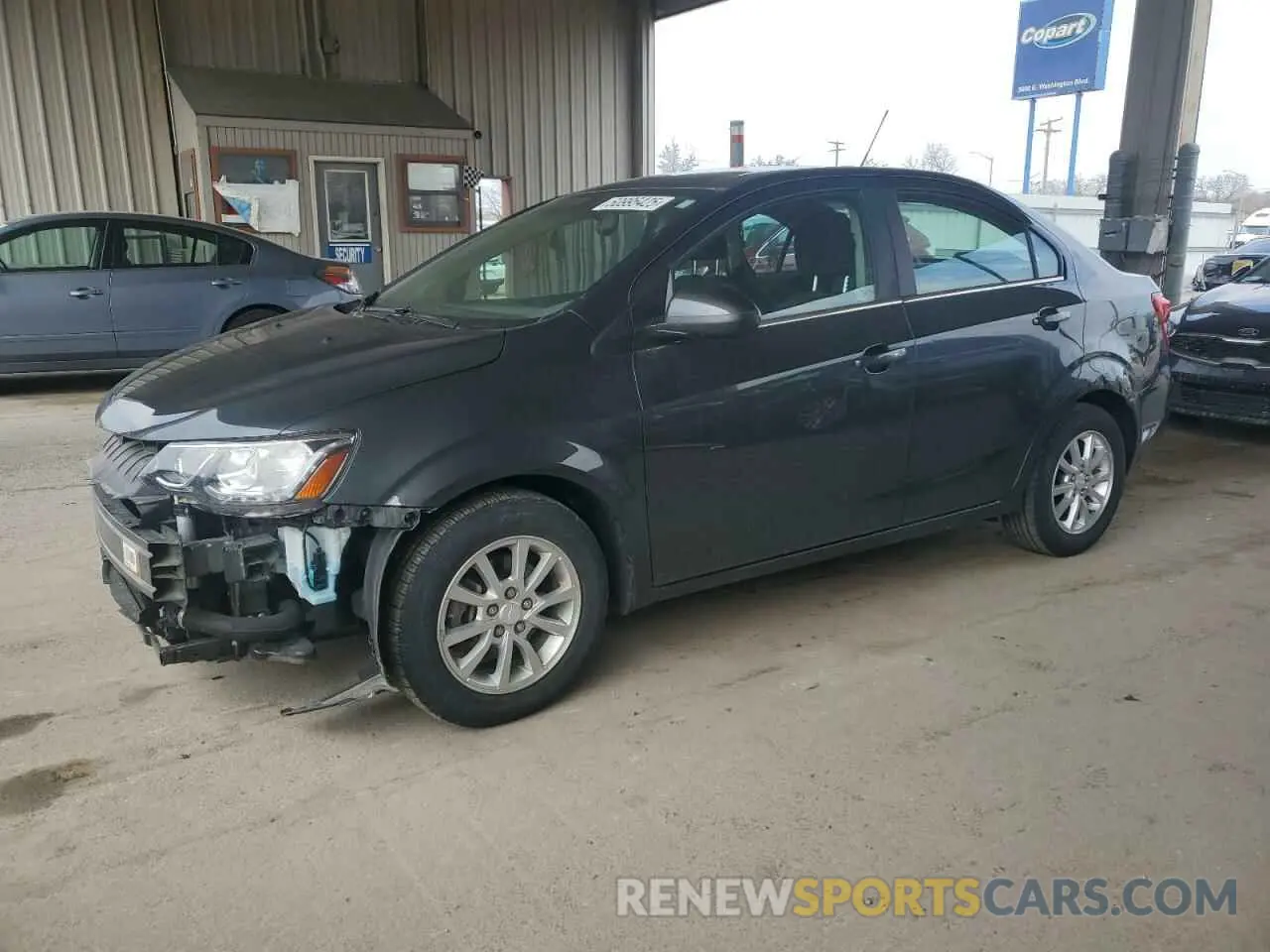 1 Photograph of a damaged car 1G1JD5SB8L4134023 CHEVROLET SONIC 2020
