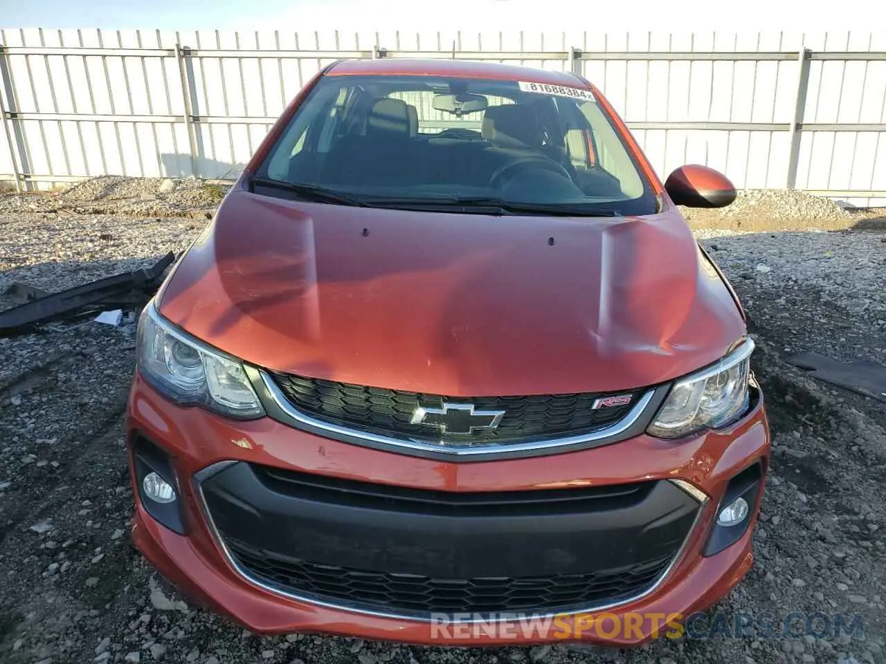 5 Photograph of a damaged car 1G1JD6SB3L4110623 CHEVROLET SONIC 2020
