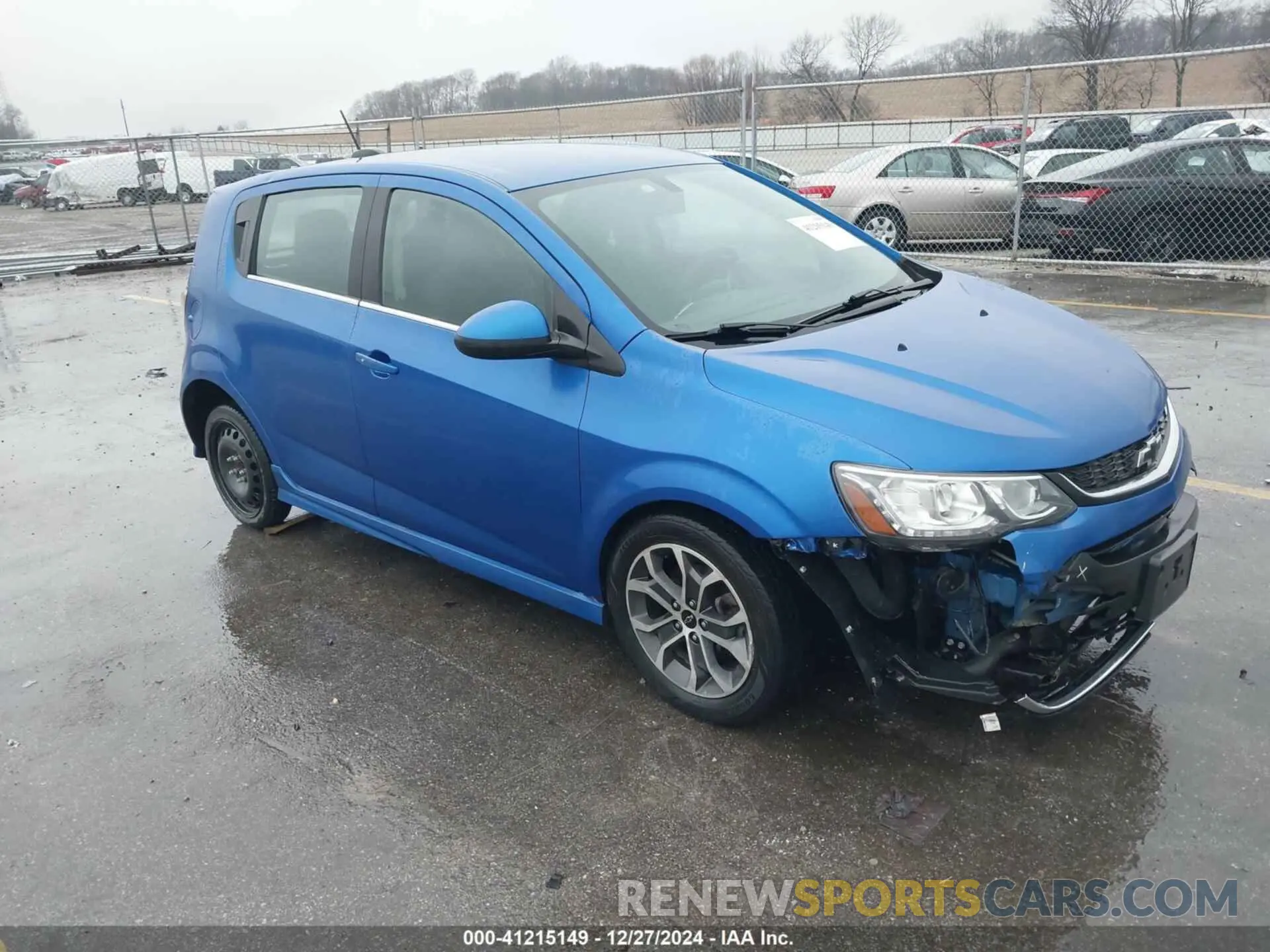 1 Photograph of a damaged car 1G1JD6SB4L4107200 CHEVROLET SONIC 2020