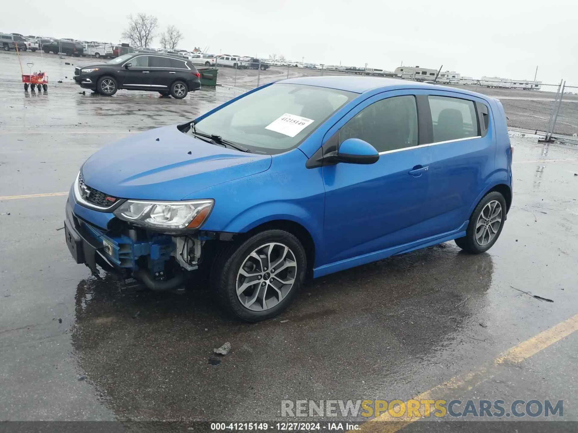 2 Photograph of a damaged car 1G1JD6SB4L4107200 CHEVROLET SONIC 2020