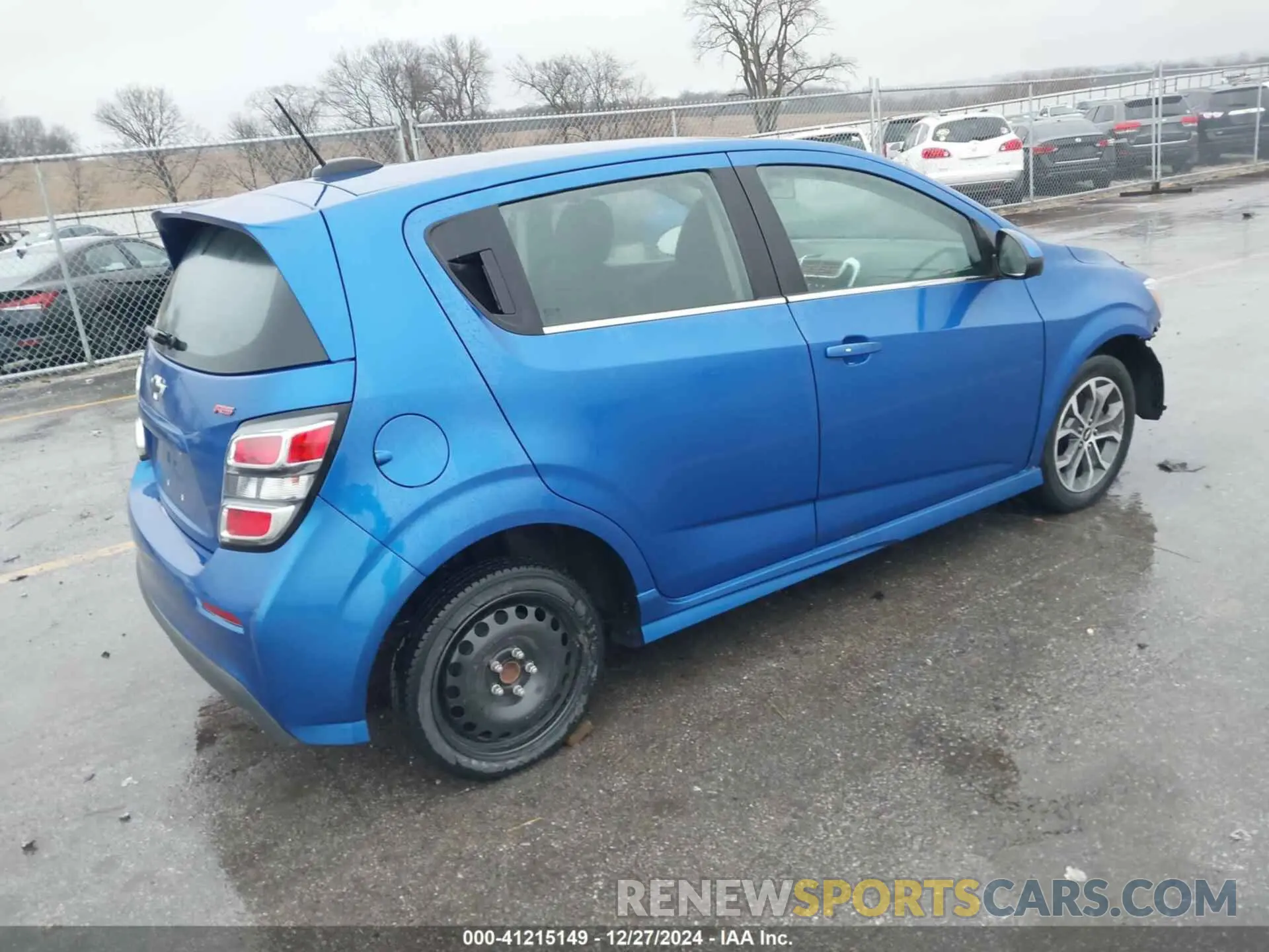 4 Photograph of a damaged car 1G1JD6SB4L4107200 CHEVROLET SONIC 2020