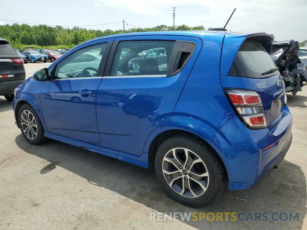 2 Photograph of a damaged car 1G1JD6SB6L4109157 CHEVROLET SONIC 2020