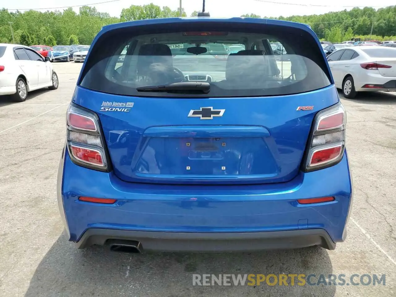 6 Photograph of a damaged car 1G1JD6SB6L4109157 CHEVROLET SONIC 2020