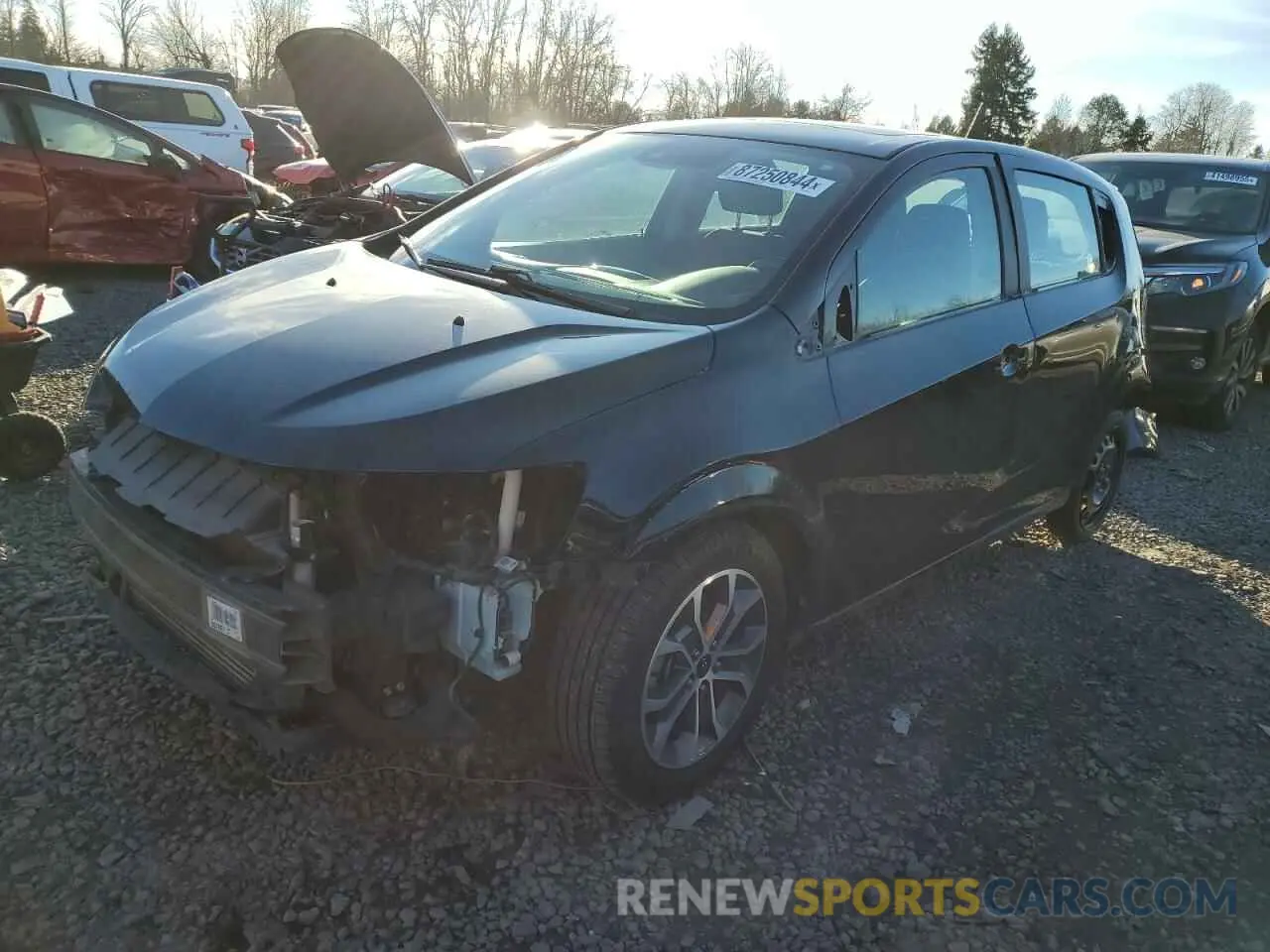 1 Photograph of a damaged car 1G1JD6SB6L4136715 CHEVROLET SONIC 2020