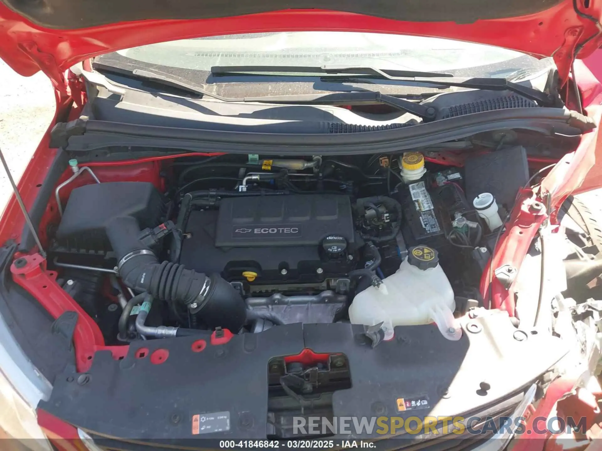 10 Photograph of a damaged car 1G1JF5SB3L4116362 CHEVROLET SONIC 2020