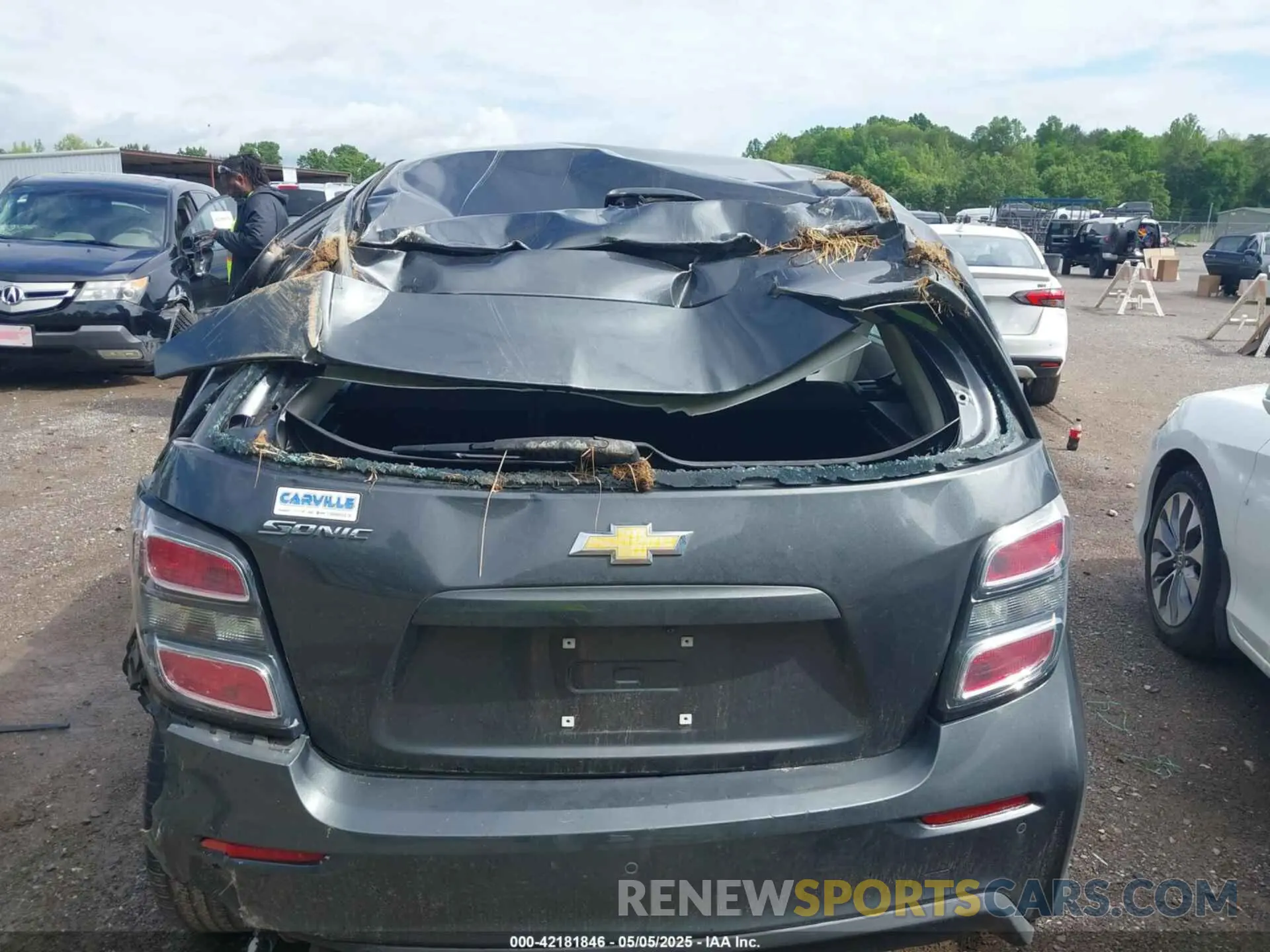 15 Фотография поврежденного автомобиля 1G1JG6SB3L4121161 CHEVROLET SONIC 2020